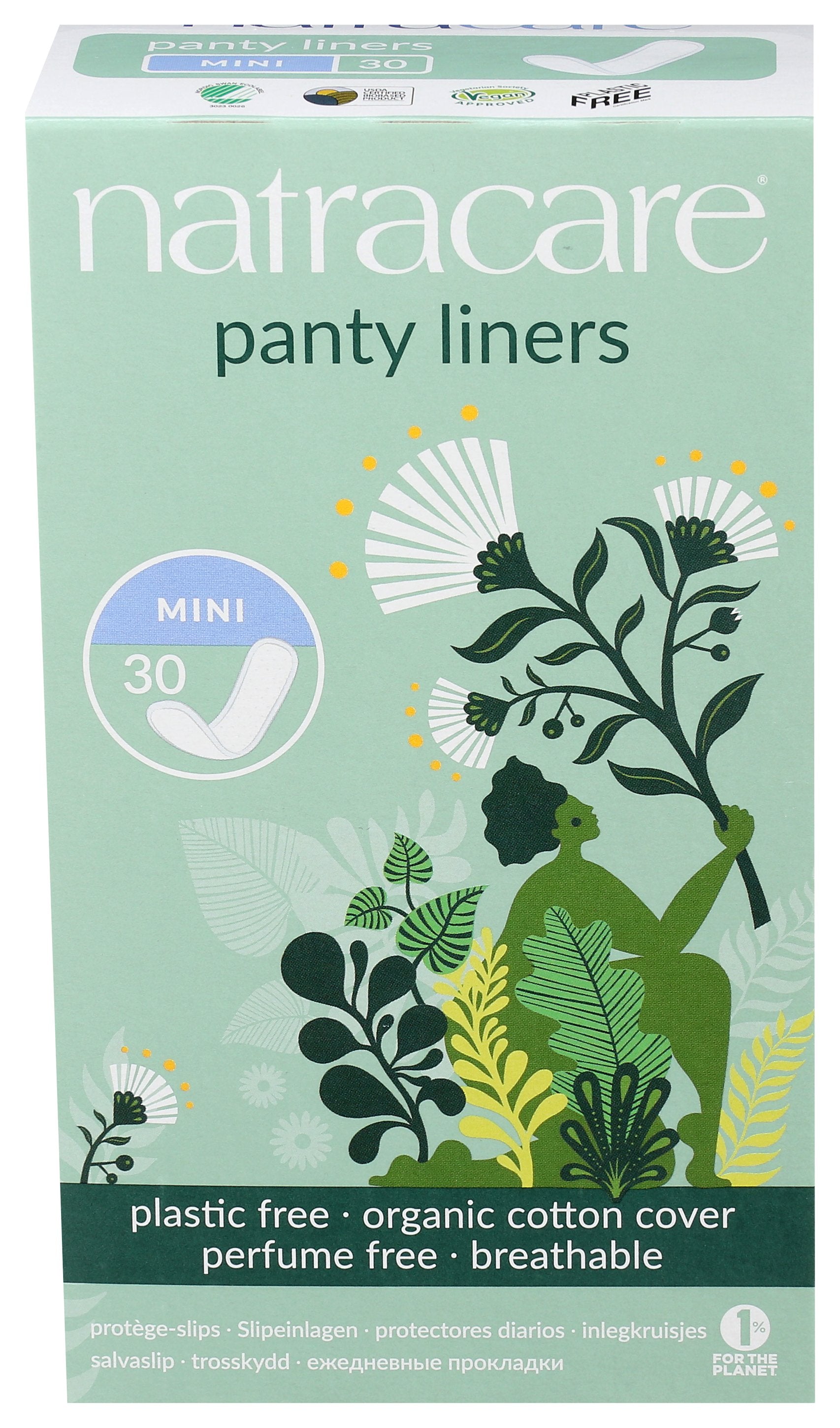 NATRACARE PANTY LINER MINI BREATHBL - Case of 5