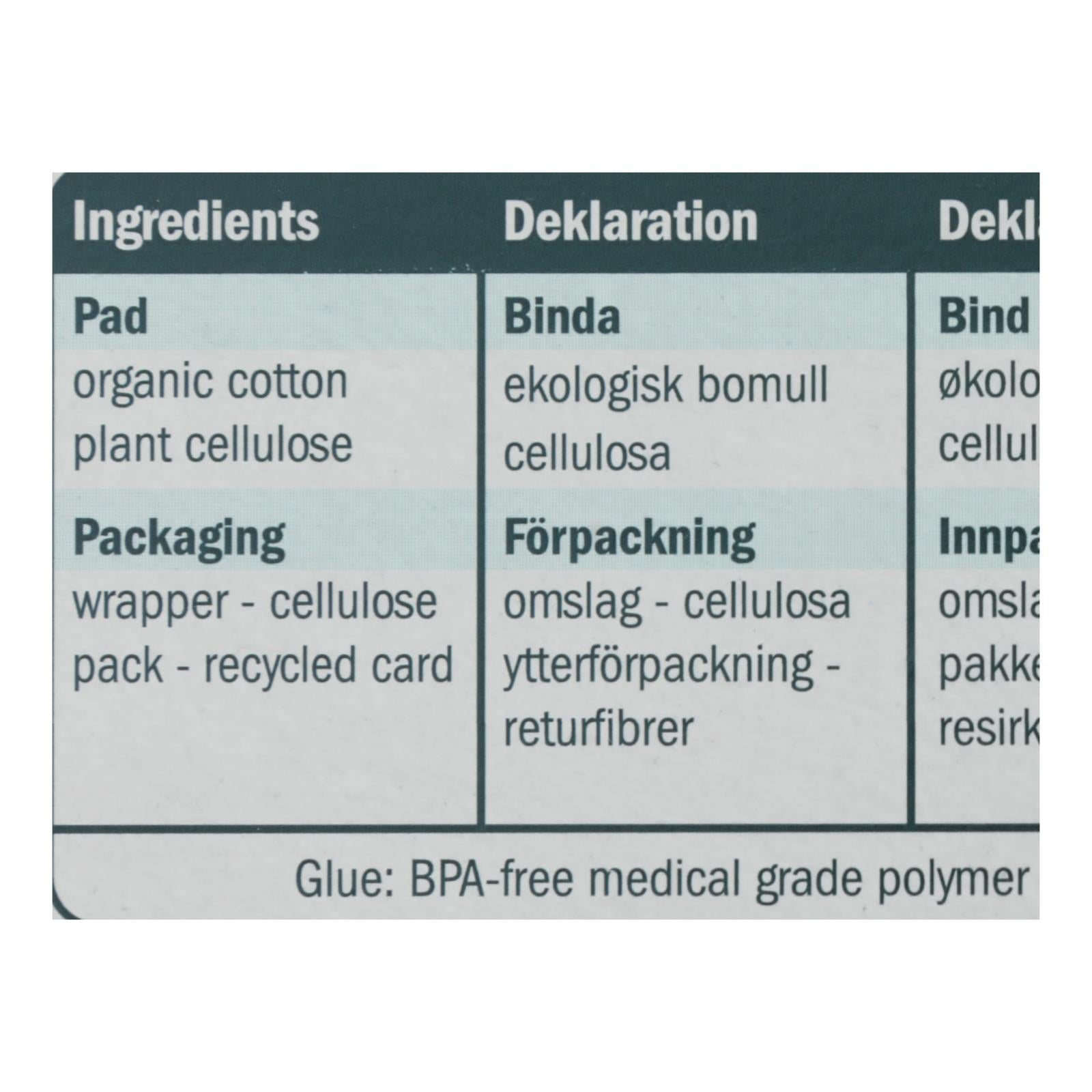 Natracare Organic & Natural Ultra Pads - Case of 12 - 12 CT