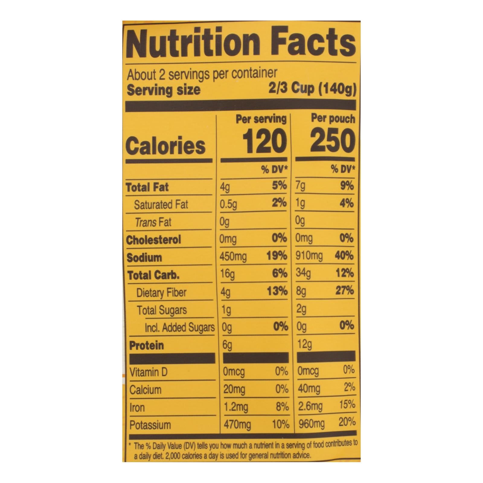 Tasty Bite - Lentils Organic Spicy Tomato and Red Chili Curry - Case of 6-10 Ounces