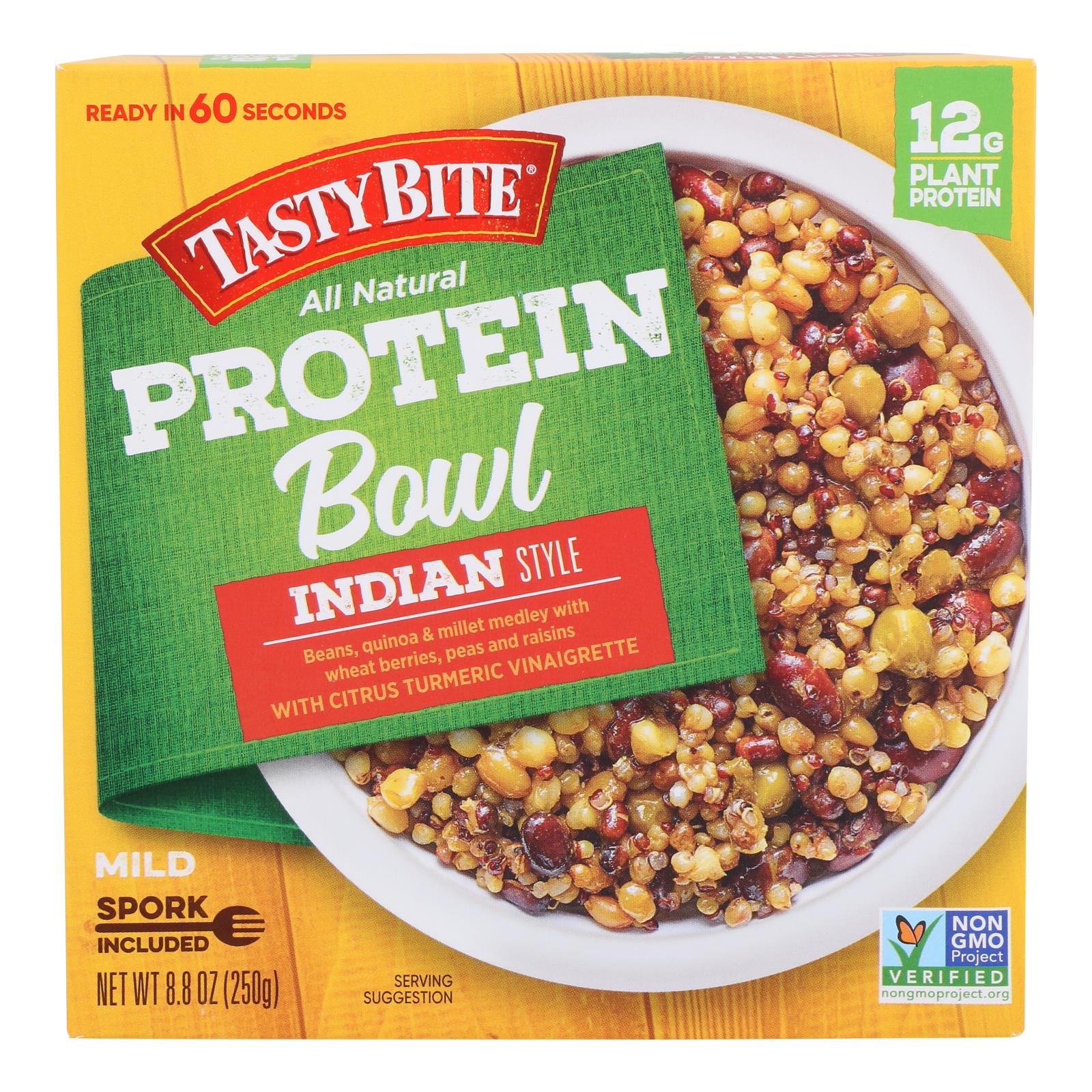 Tasty Bite - Bowl Protein Indian Style - Case of 6-8.8 OZ