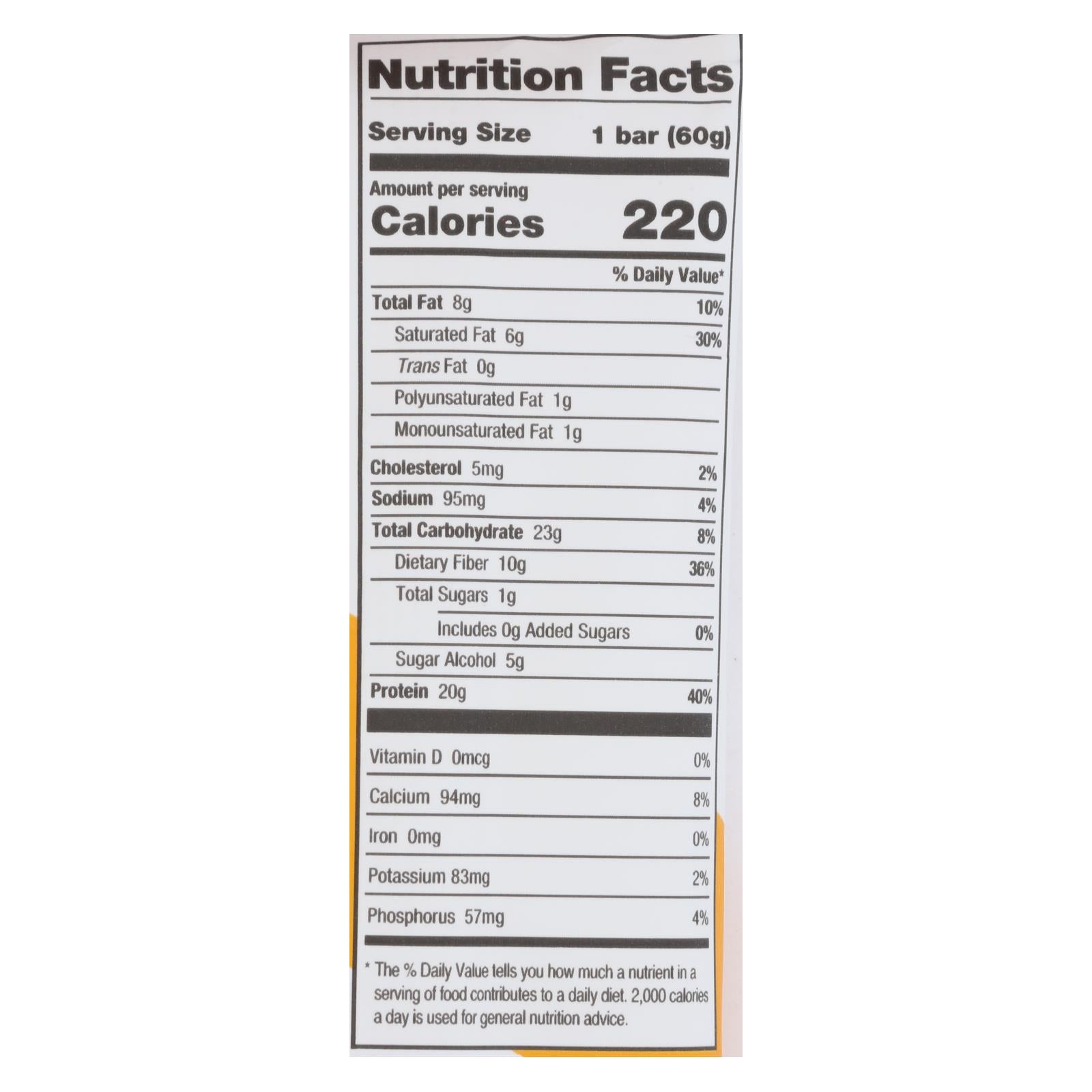 One Brands Protein Bar Maple Glazed Doughnut - Case Of 12 - 60 Grm