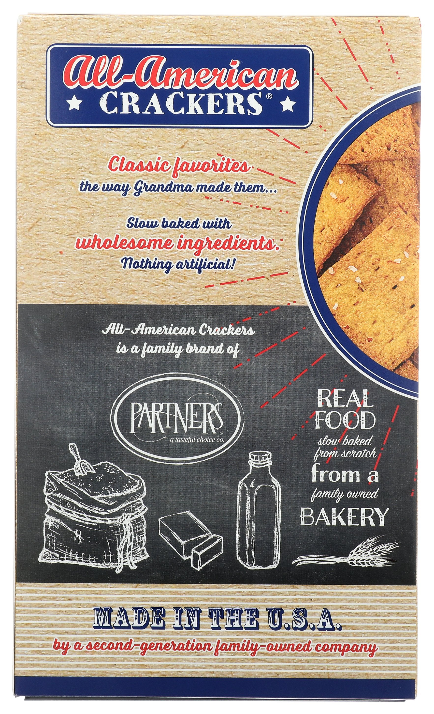 ALL AMERICAN CRACKER CHEESE CRISPY - Case of 6