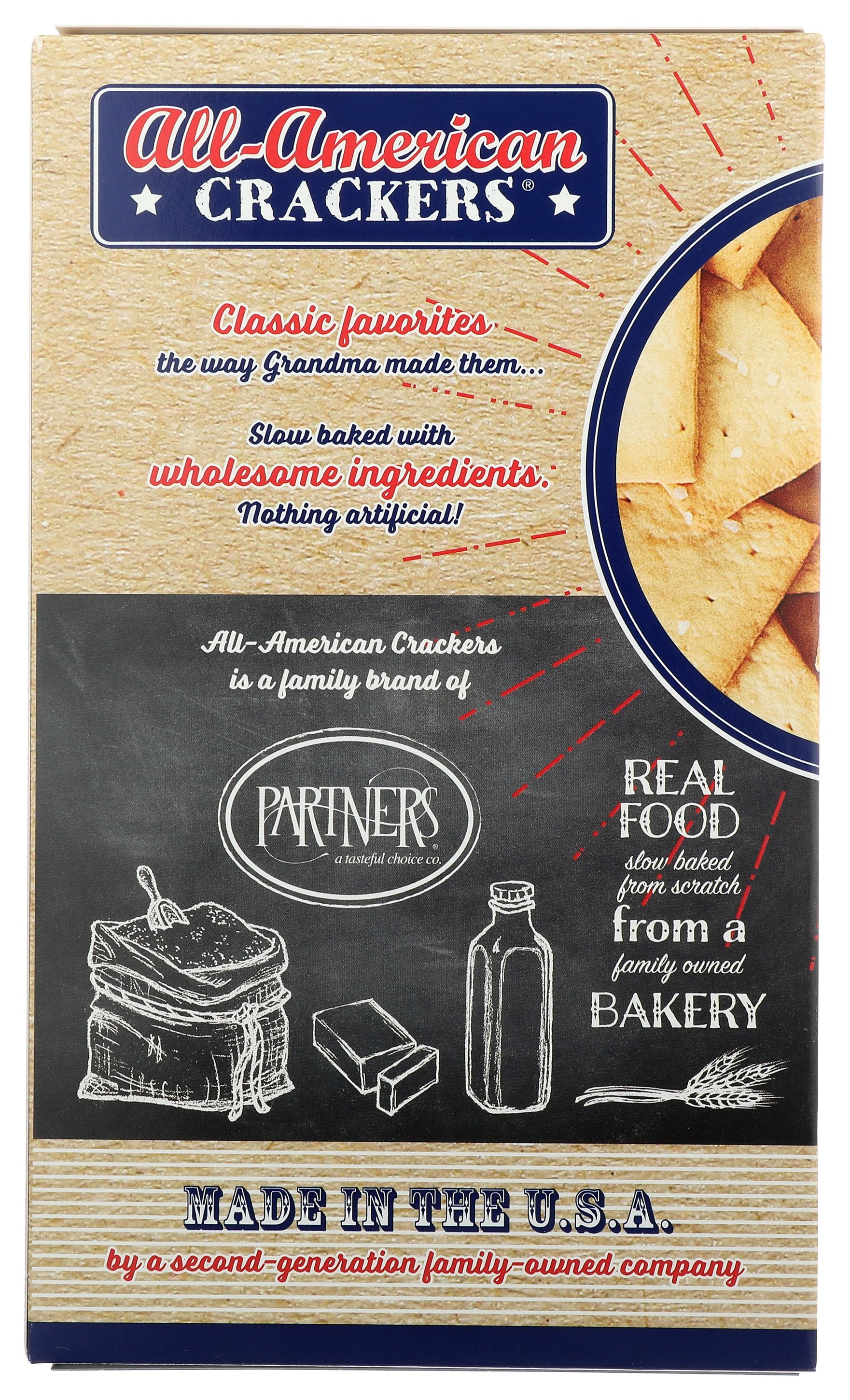 ALL AMERICAN CRACKER SWEET BUTTER - Case of 6