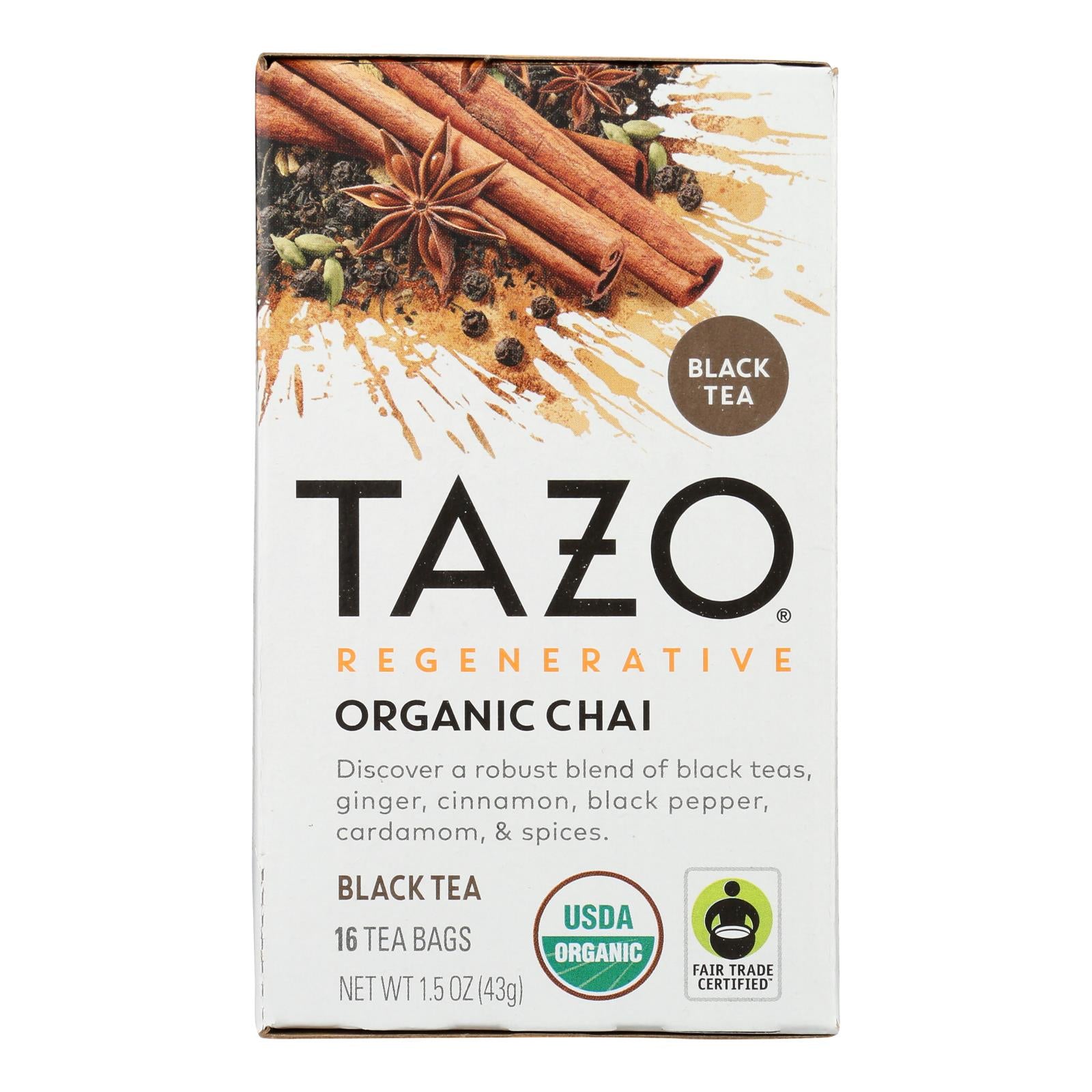 Tazo Tea - Tea Chai - Case of 6-16 BAG