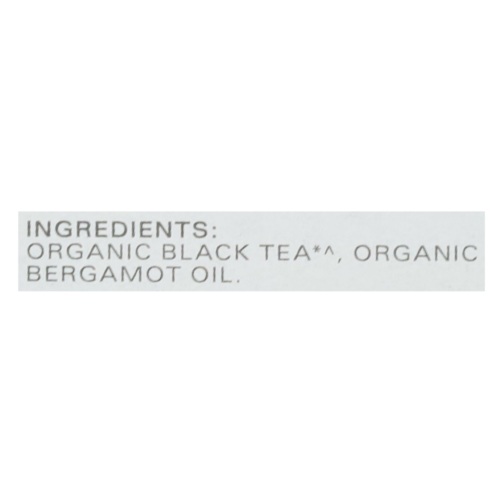 Tazo Tea - Tea Organic Black Earl Grey - Case of 6-16 Bags