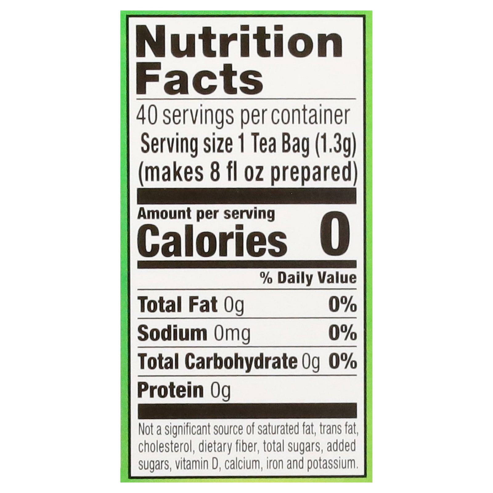 Lipton - Tea Green Signature Blend - CS of 6-40 CT