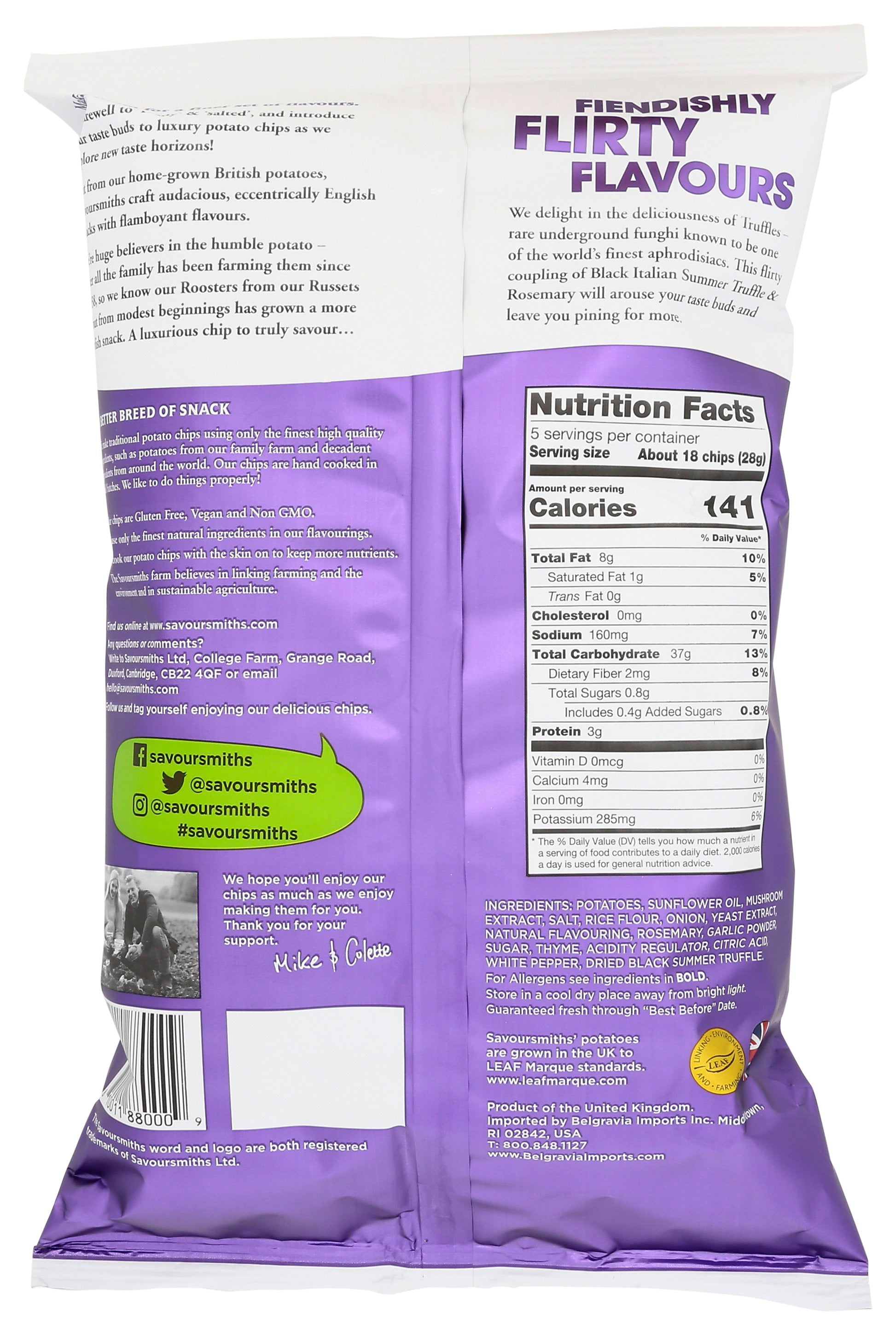 SAVOURSMITHS CHIP TRUFFLE ROSEMARY - Case of 12