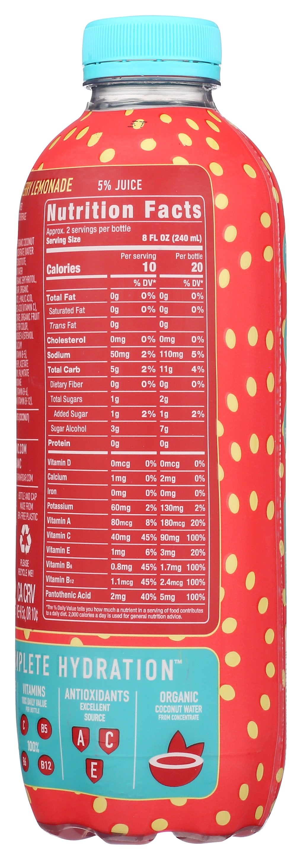 ROAR BEVERAGES BEV STRAWBERRY LEMONADE - Case of 12