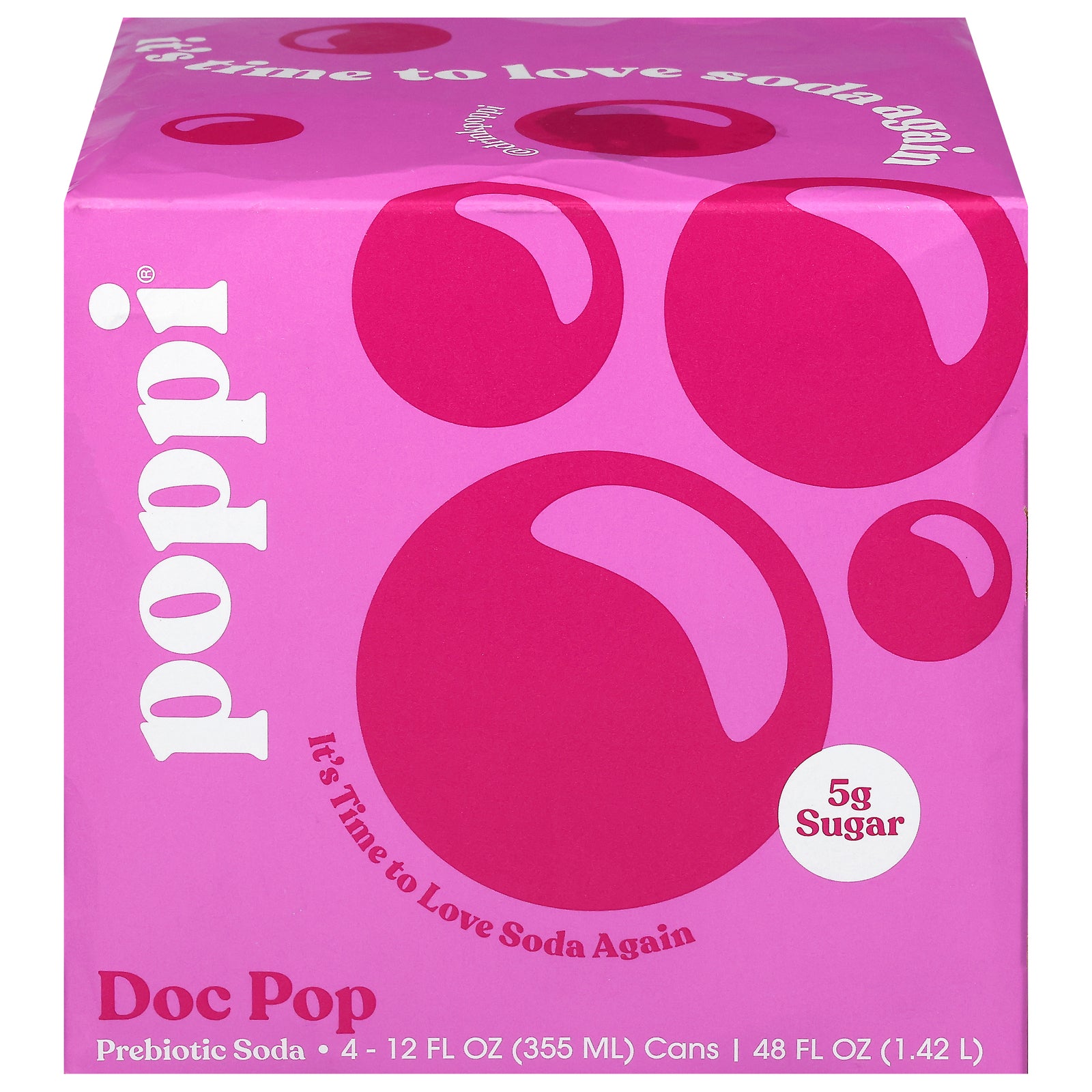 Poppi - Prebio Soda Doc Pop 4 Pk - CS of 6-4/12 FZ