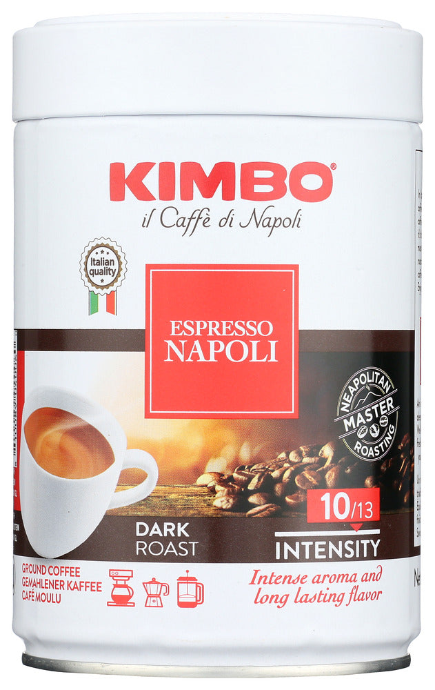 Kimbo Coffee Espresso Napol Ground - Pack of 6 - 8.8 oz