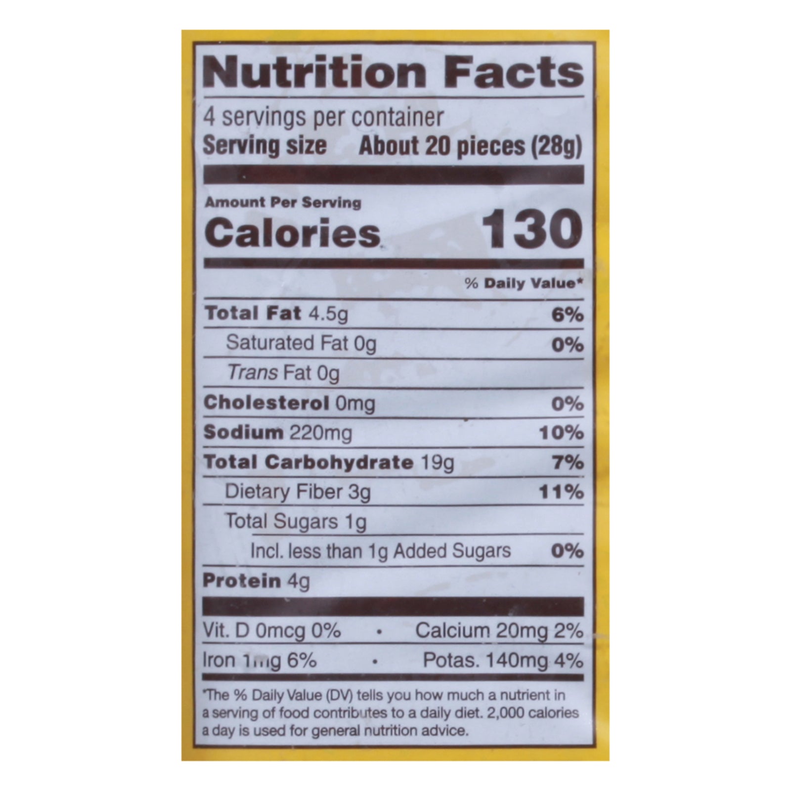 Hippeas - Chickpea Puff White Cheddar - Case of 12 - 4 ounces