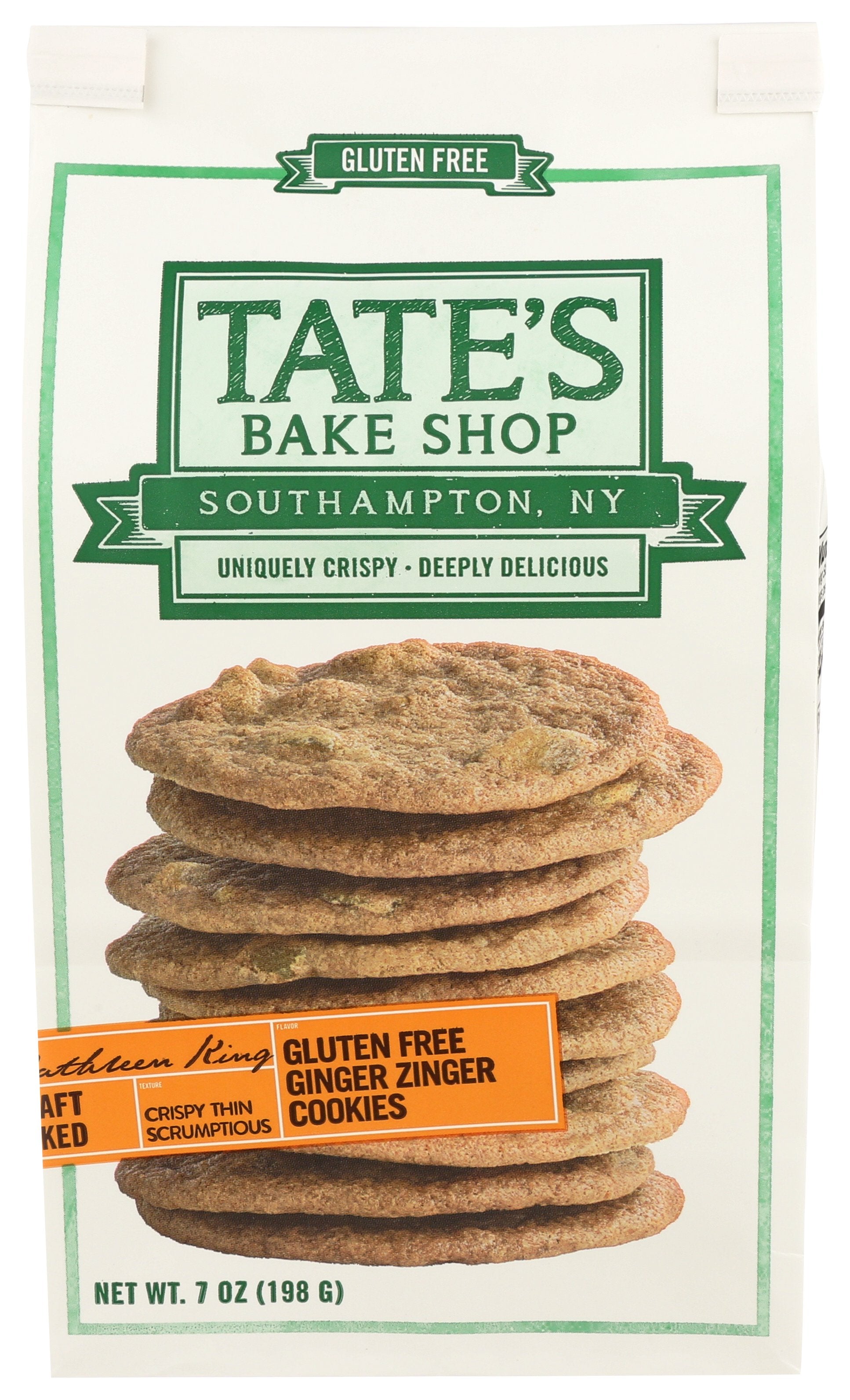 TATES COOKIE GINGER ZINGER - Case of 6