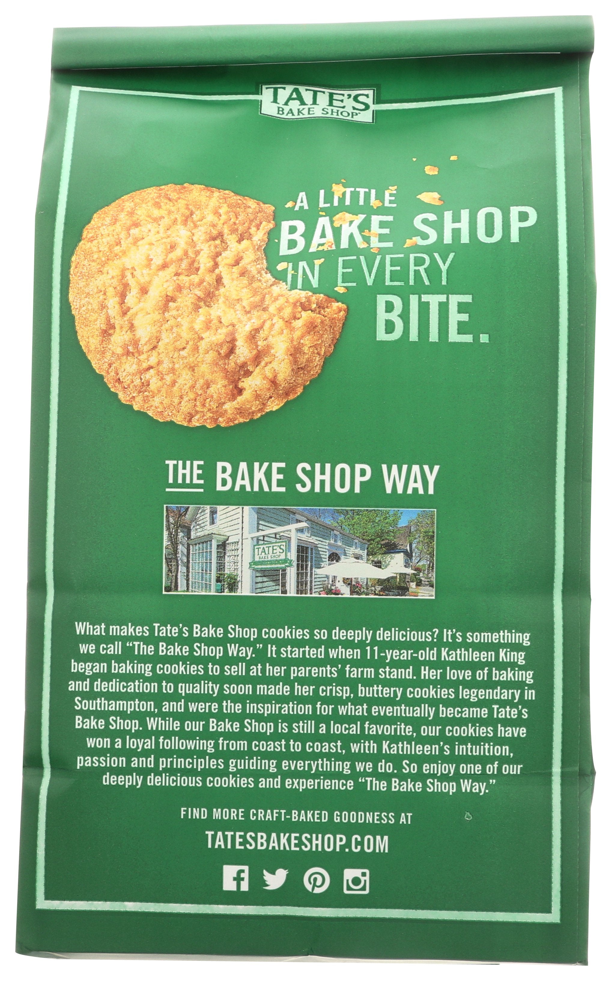 TATES COOKIES COCONUT CRISP - Case of 6