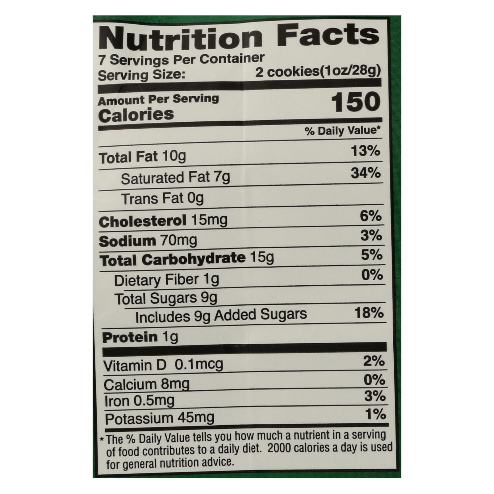 Tate's Bake Shop Coconut Crisp Cookies - Case Of 12 - 7 Oz