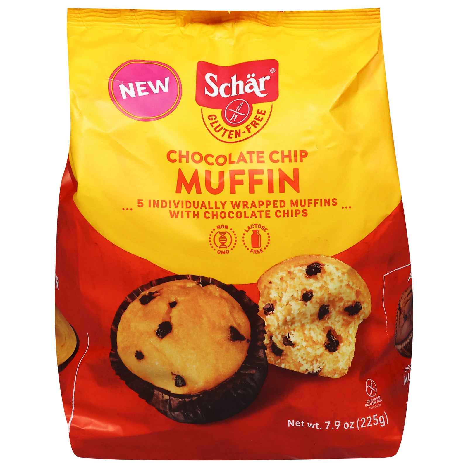 Schar - Muffin Chocolate Chip - CS of 4-7.9 OZ