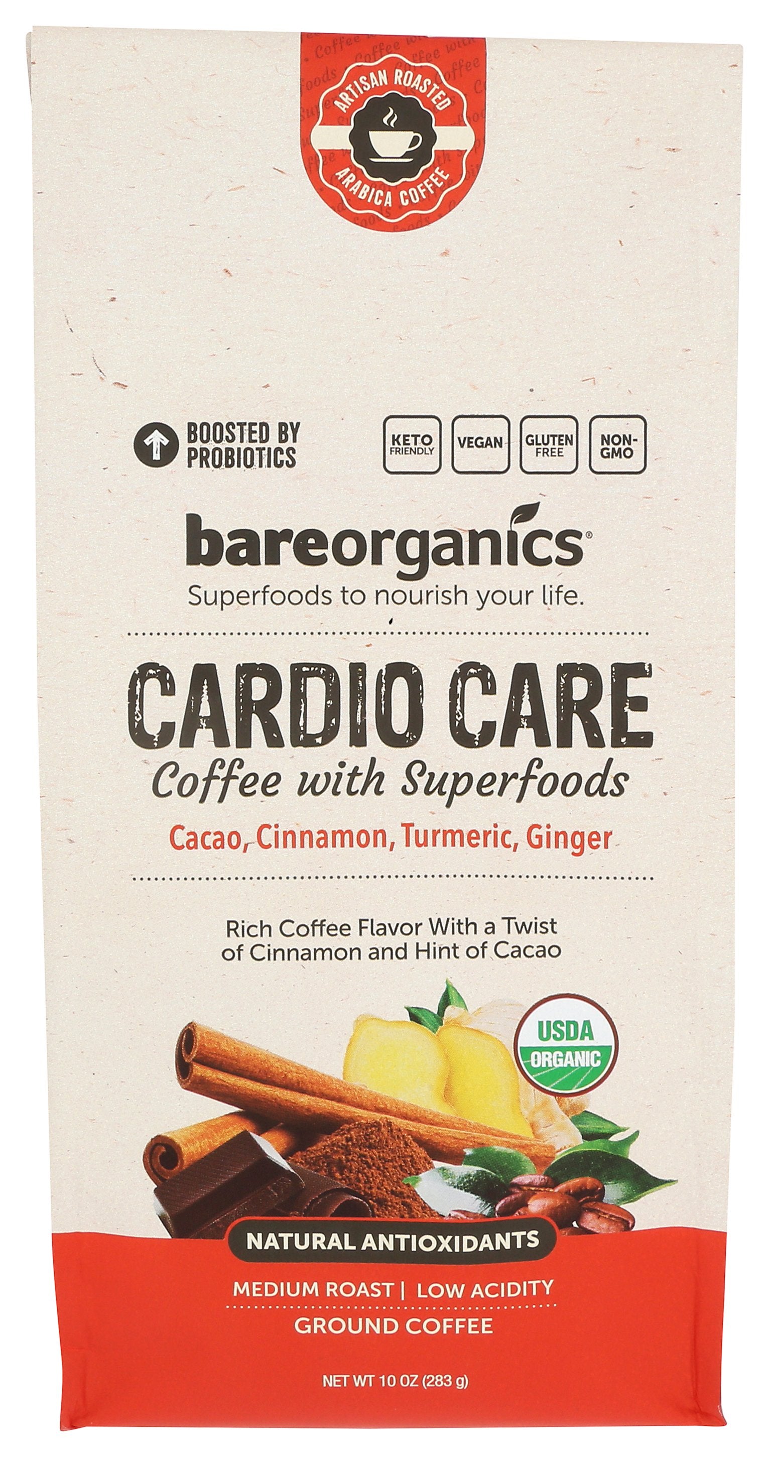 BAREORGANICS COFFEE GROUND CARDIO - Case of 6