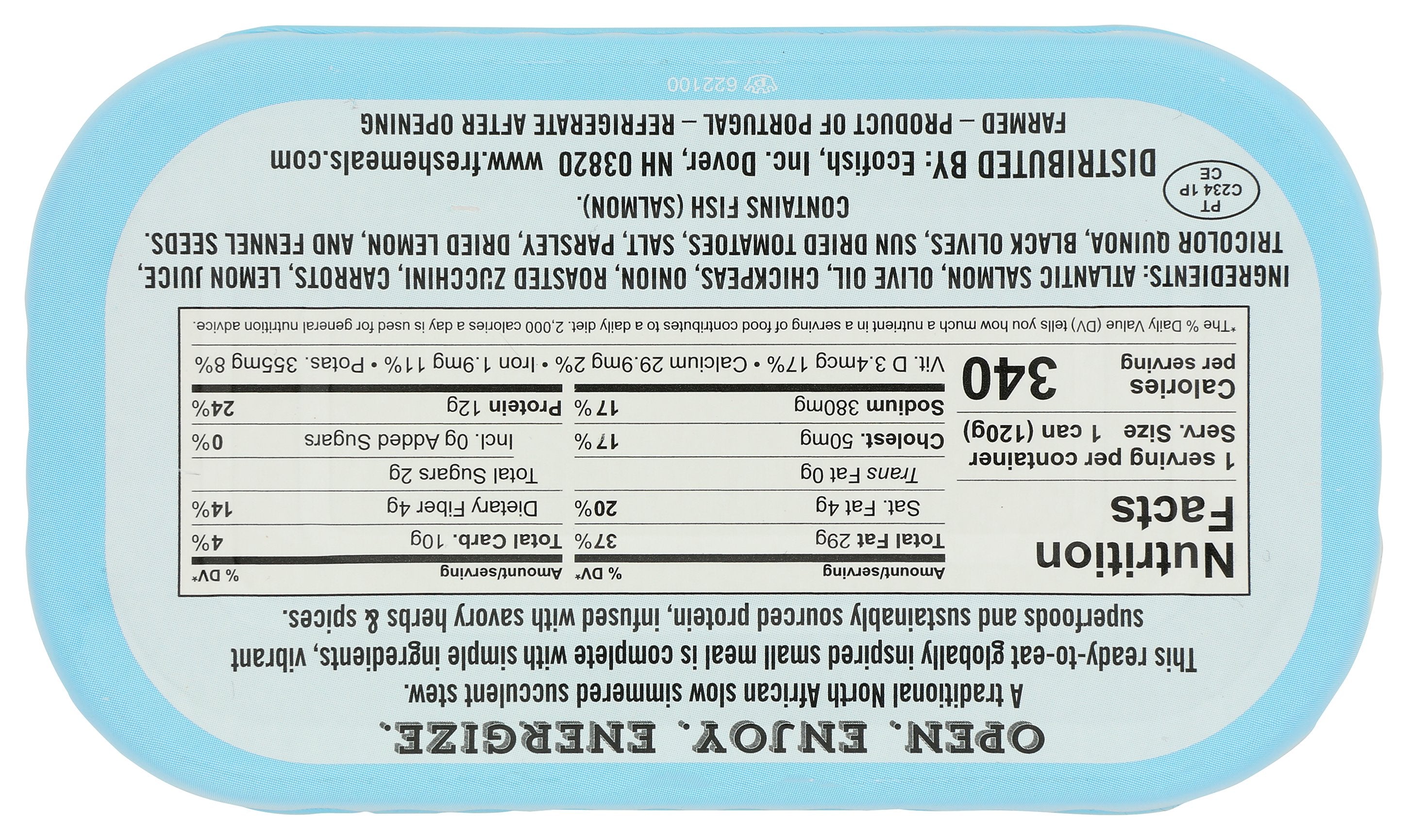 FRESHE SALMON MOROCCAN TAGINE - Case of 10