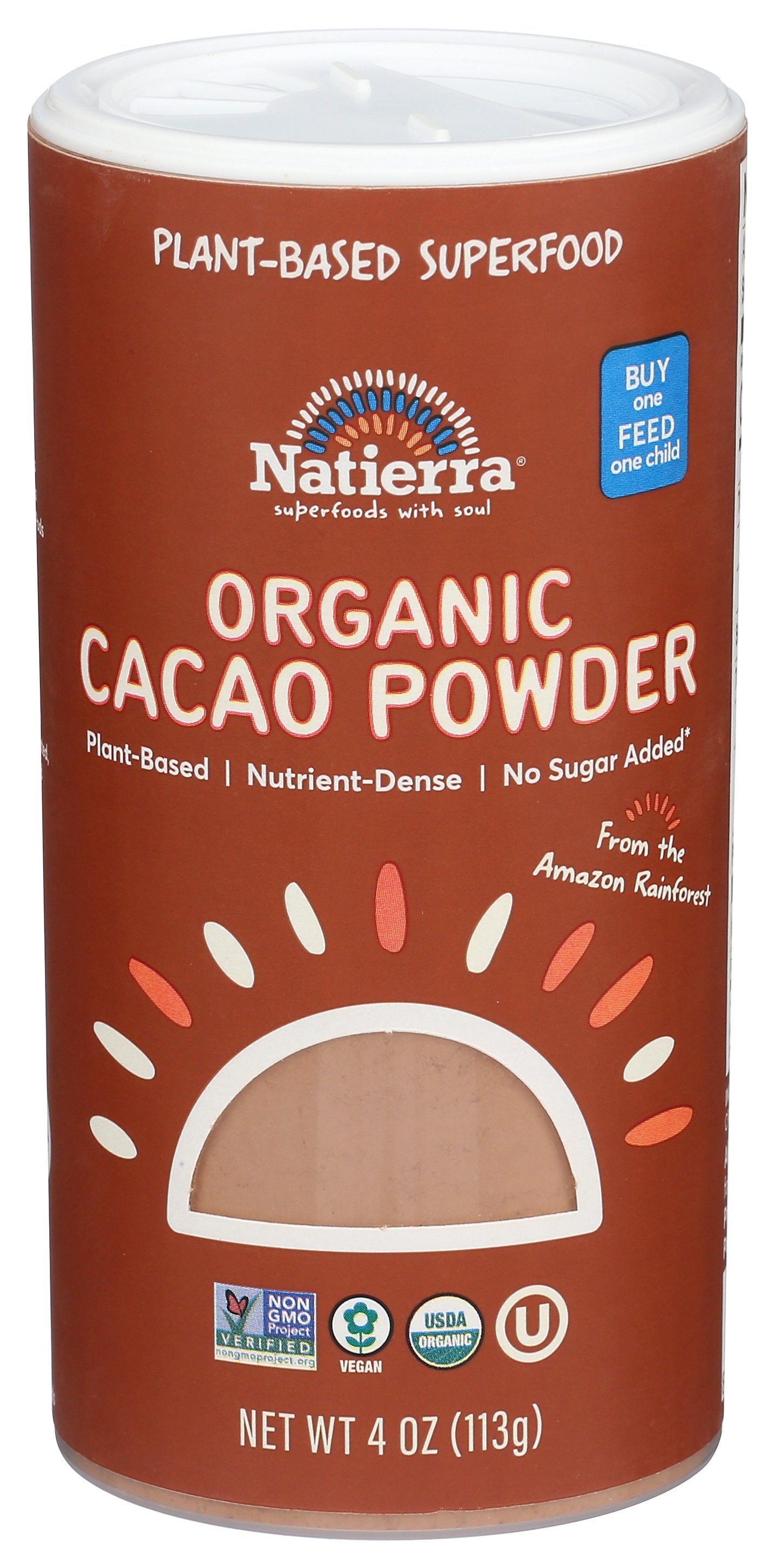 NATIERRA POWDER CACAO SHAKER - Case of 12