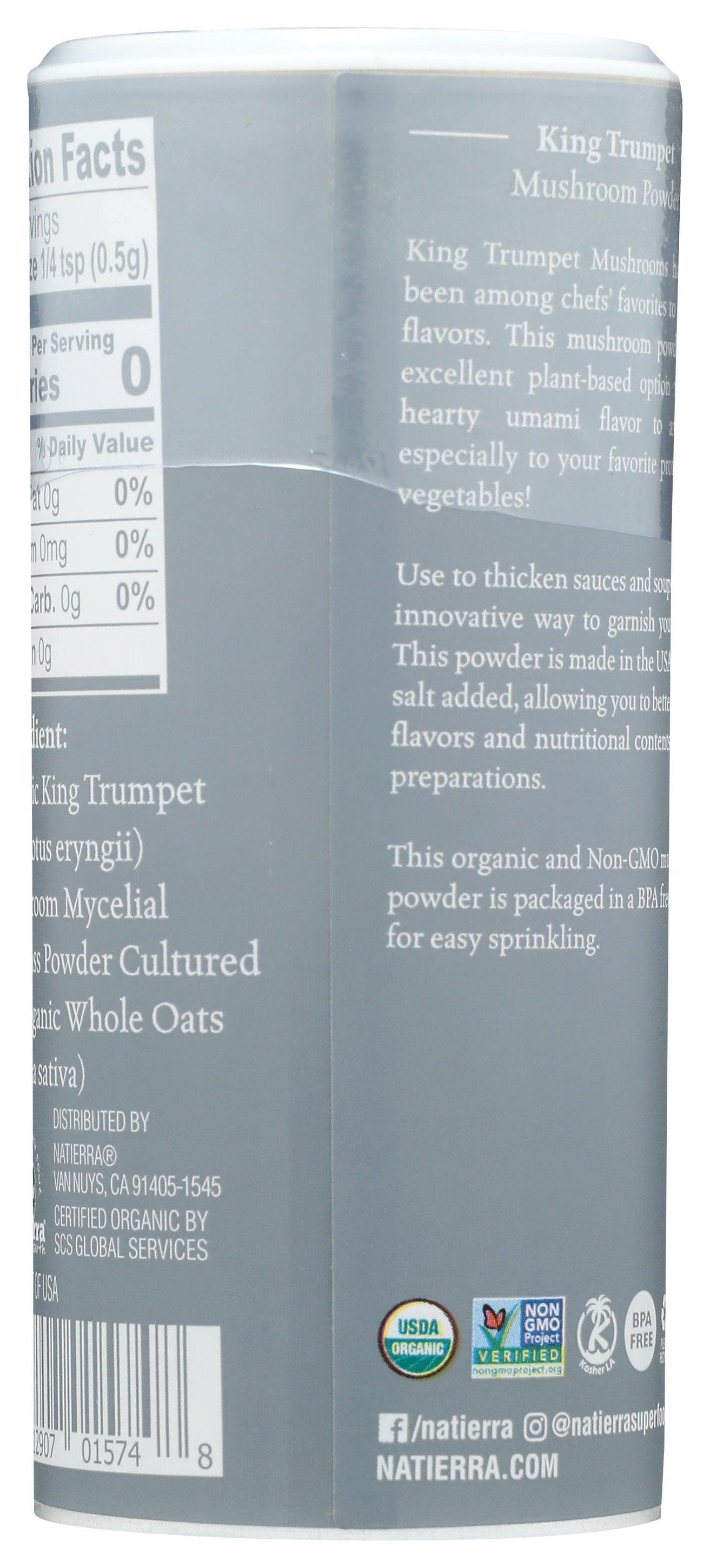 NATIERRA POWDER KNG TRMPT MSHRM ORG - Case of 6