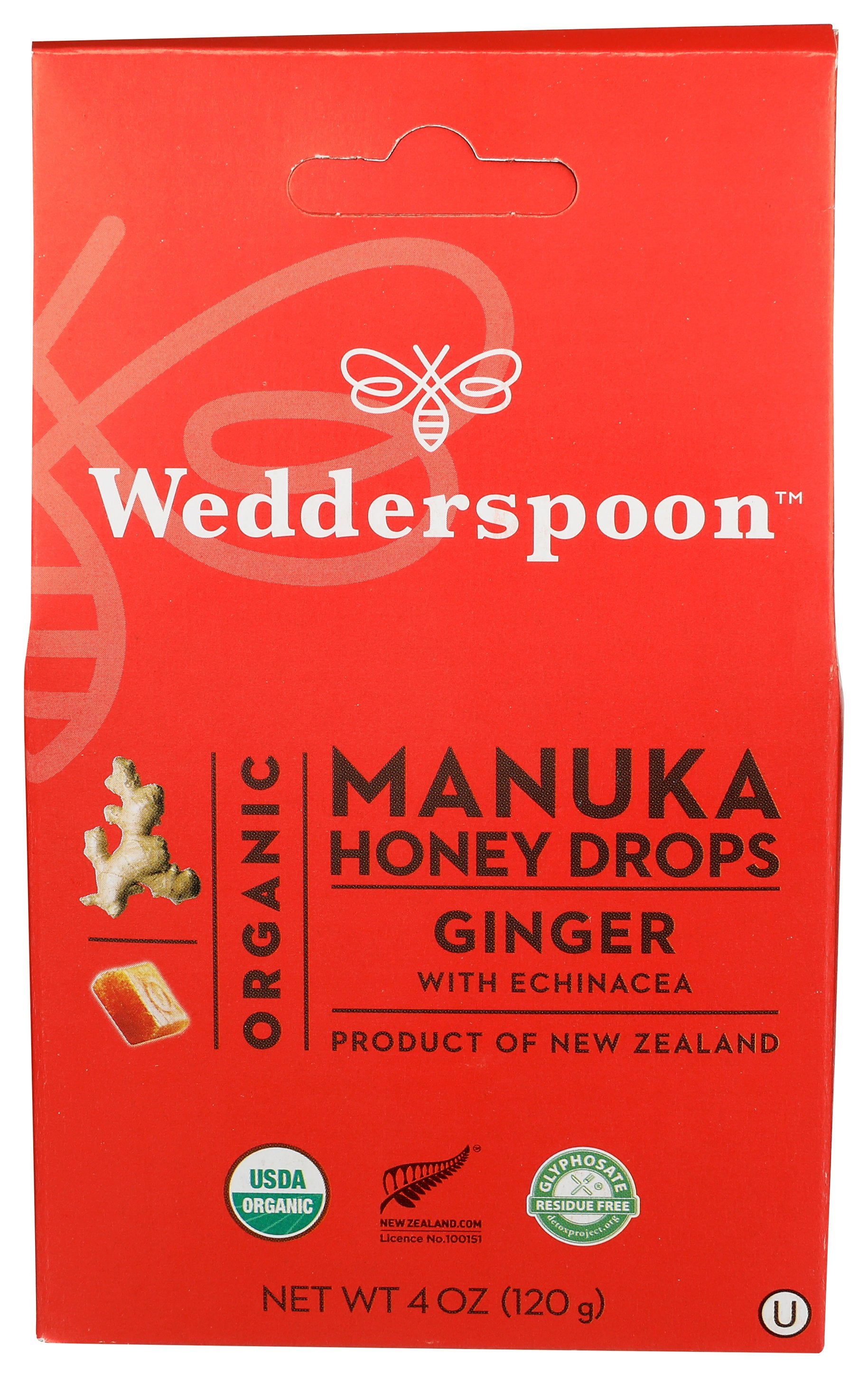 WEDDERSPOON DROP MANUKA GINGER - Case of 6
