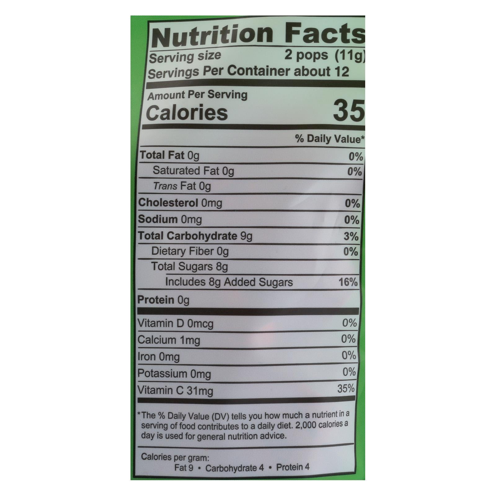 Wedderspoon Organic Makuna Honey Pops - Case Of 6 - 4.15 Oz