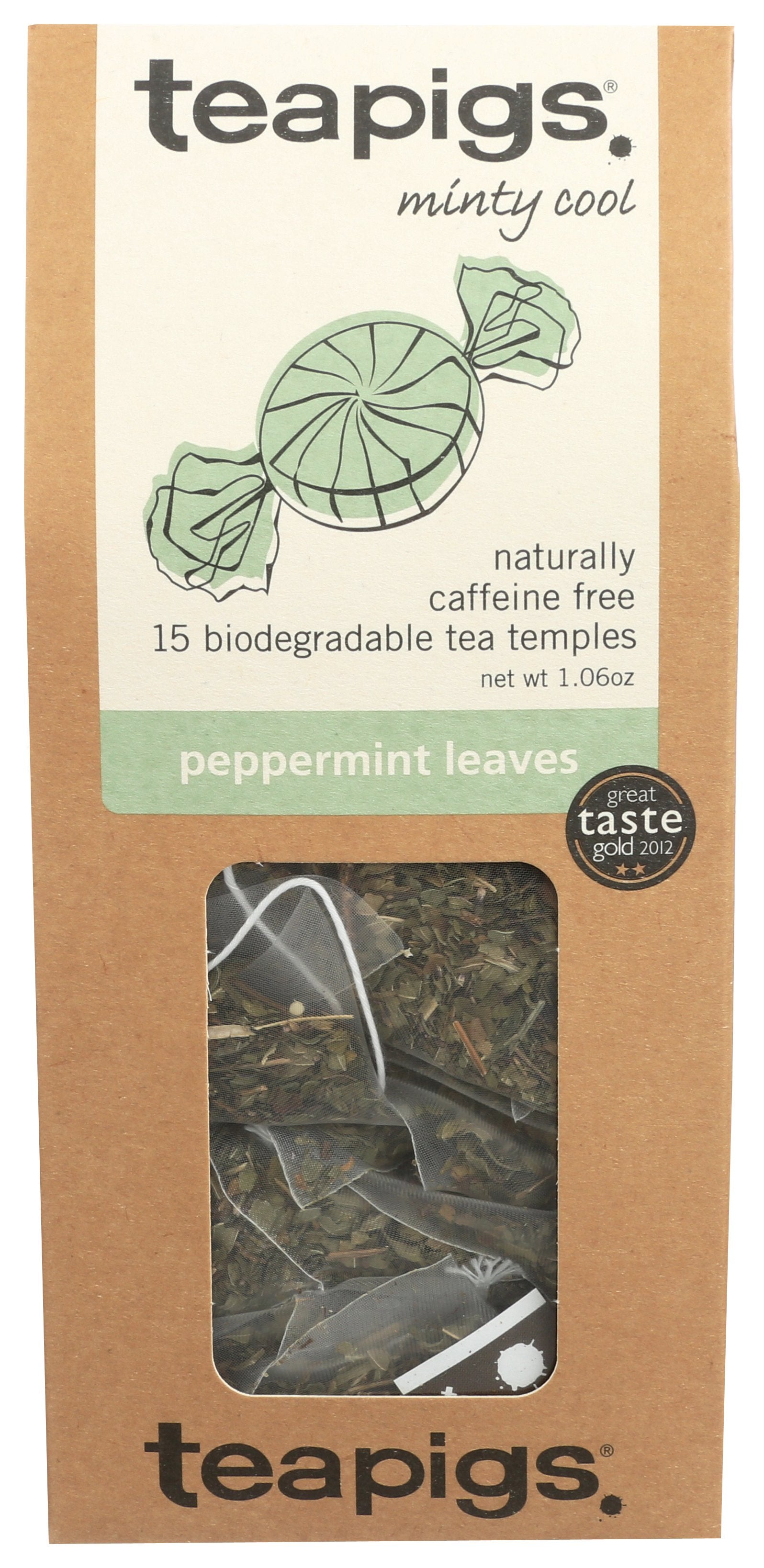 TEAPIGS TEA PEPPRMNT LEAVES - Case of 6