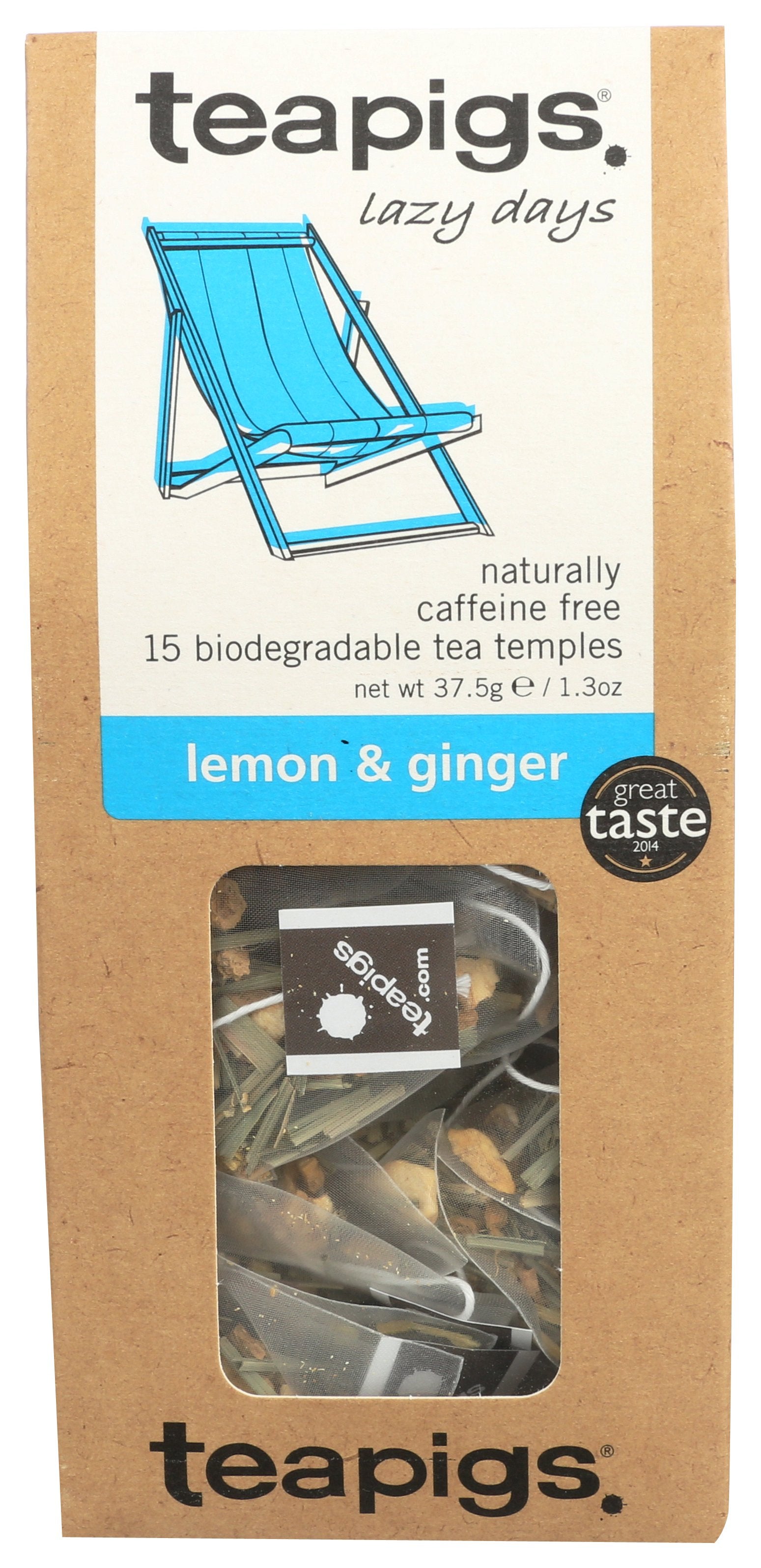 TEAPIGS TEA LEMON GINGER - Case of 6
