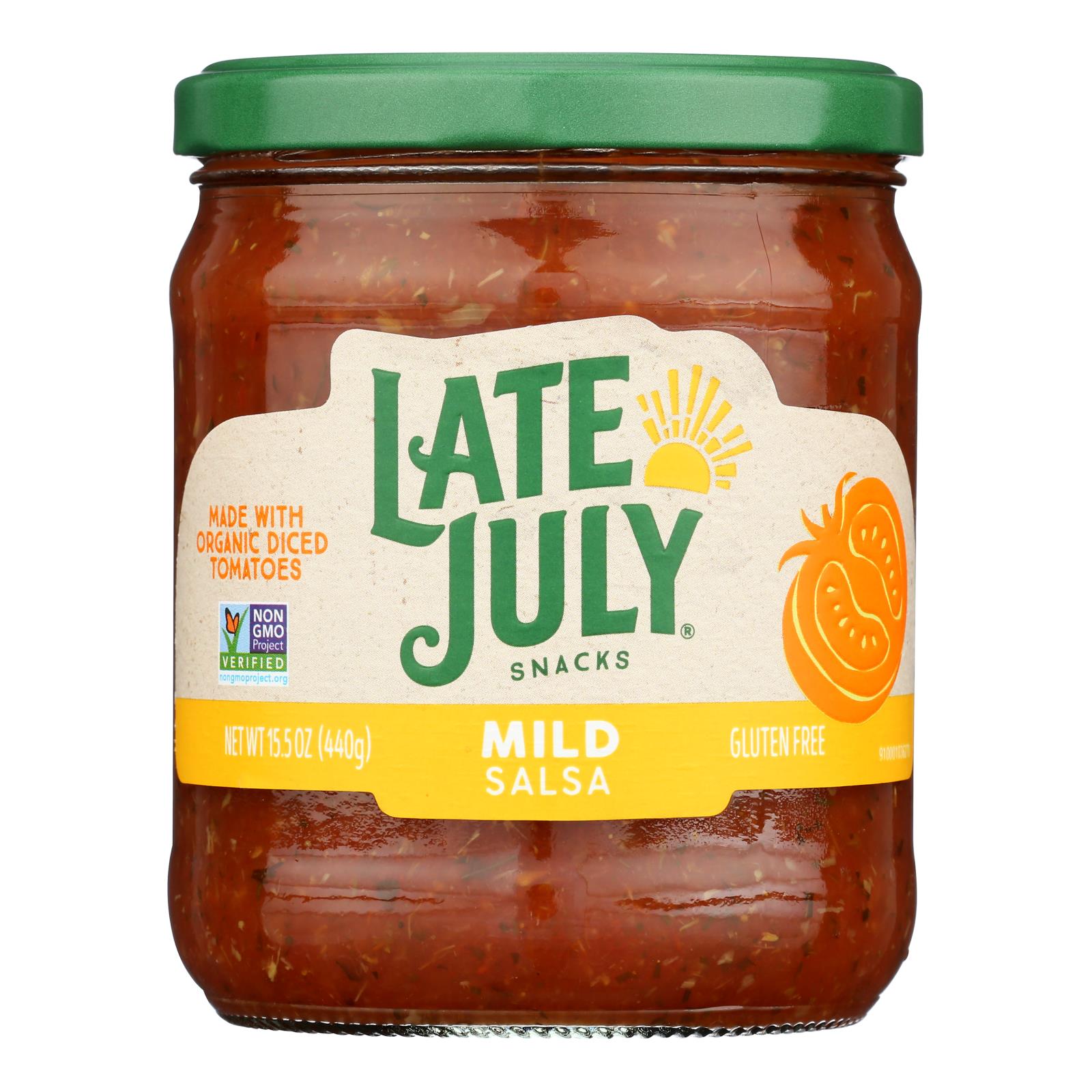 Late July Snacks - Salsa Mild - CS of 12-15.5 OZ