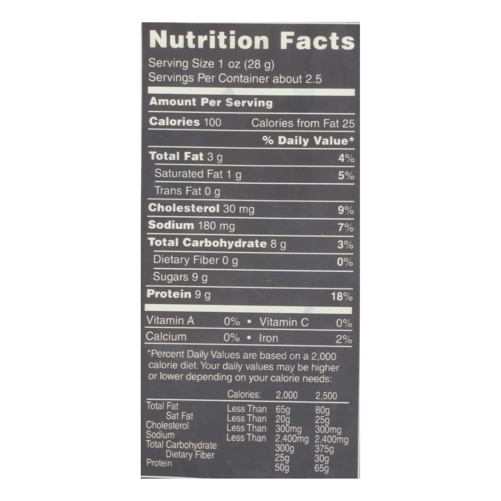 Krave Pork Jerky - Grilled Sweet Teriyaki - Case of 8 - 2.7 oz