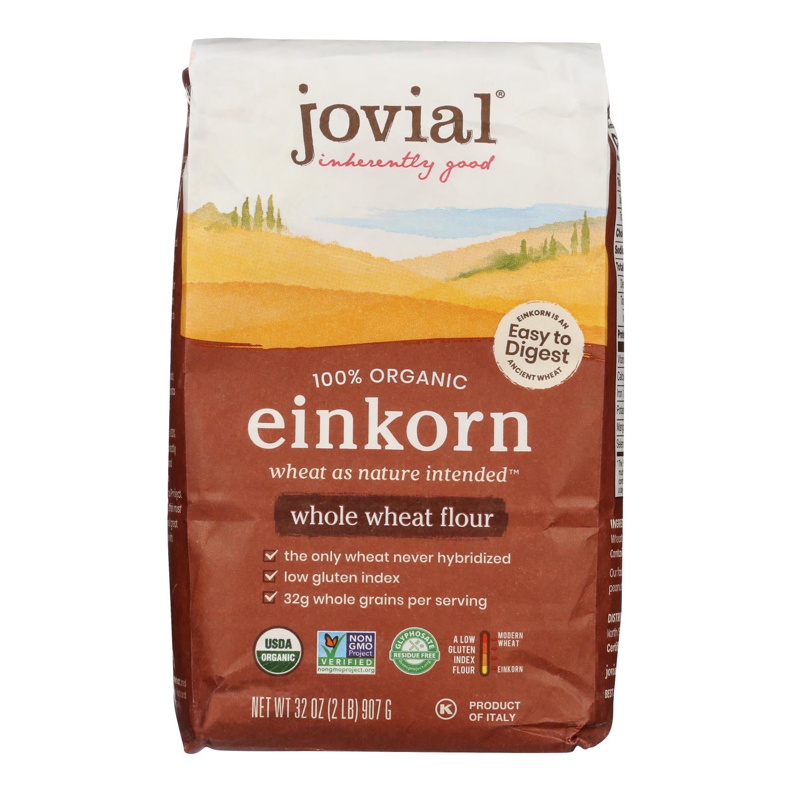 Jovial - Organic Einkorn Wheat Berries - Case Of 10 - 32 Oz.