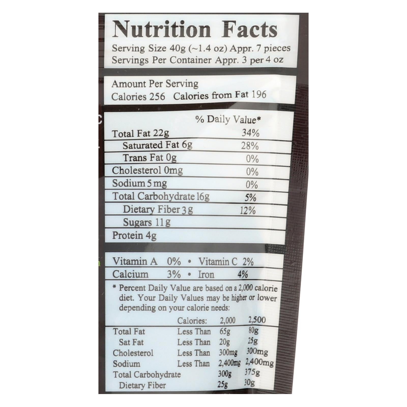 Next Organics Walnuts, Dark Chocolate - Case of 6 - 4 OZ