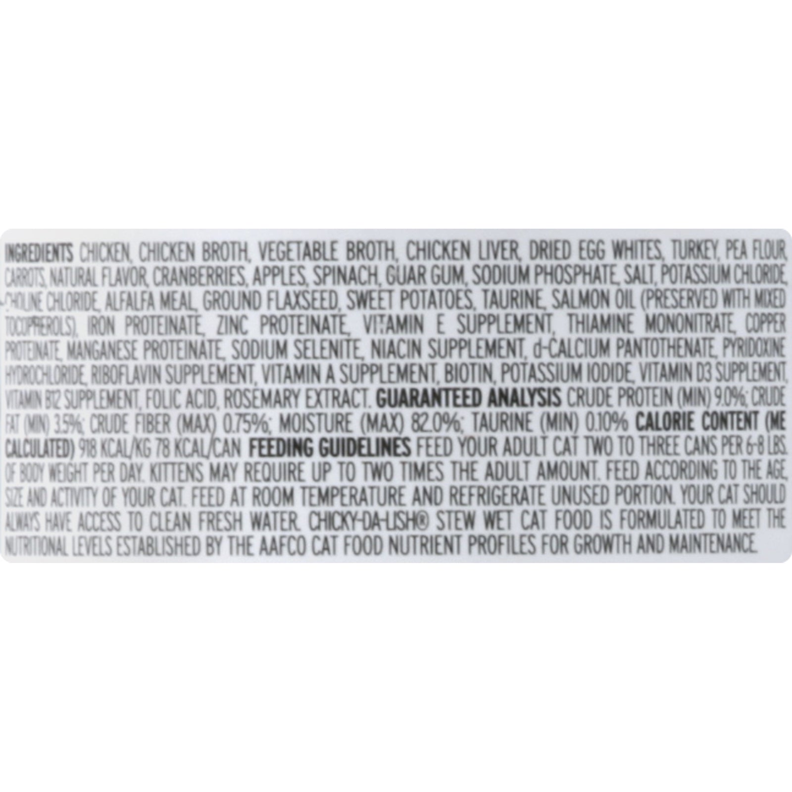 I And Love And You - Cat Fd Can Chicken Chnk W/gr - Case of 24 - 3 OZ