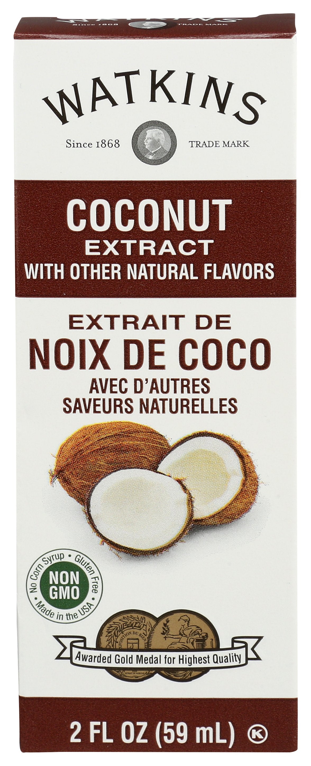 WATKINS COCONUT EXTRACT - Case of 6