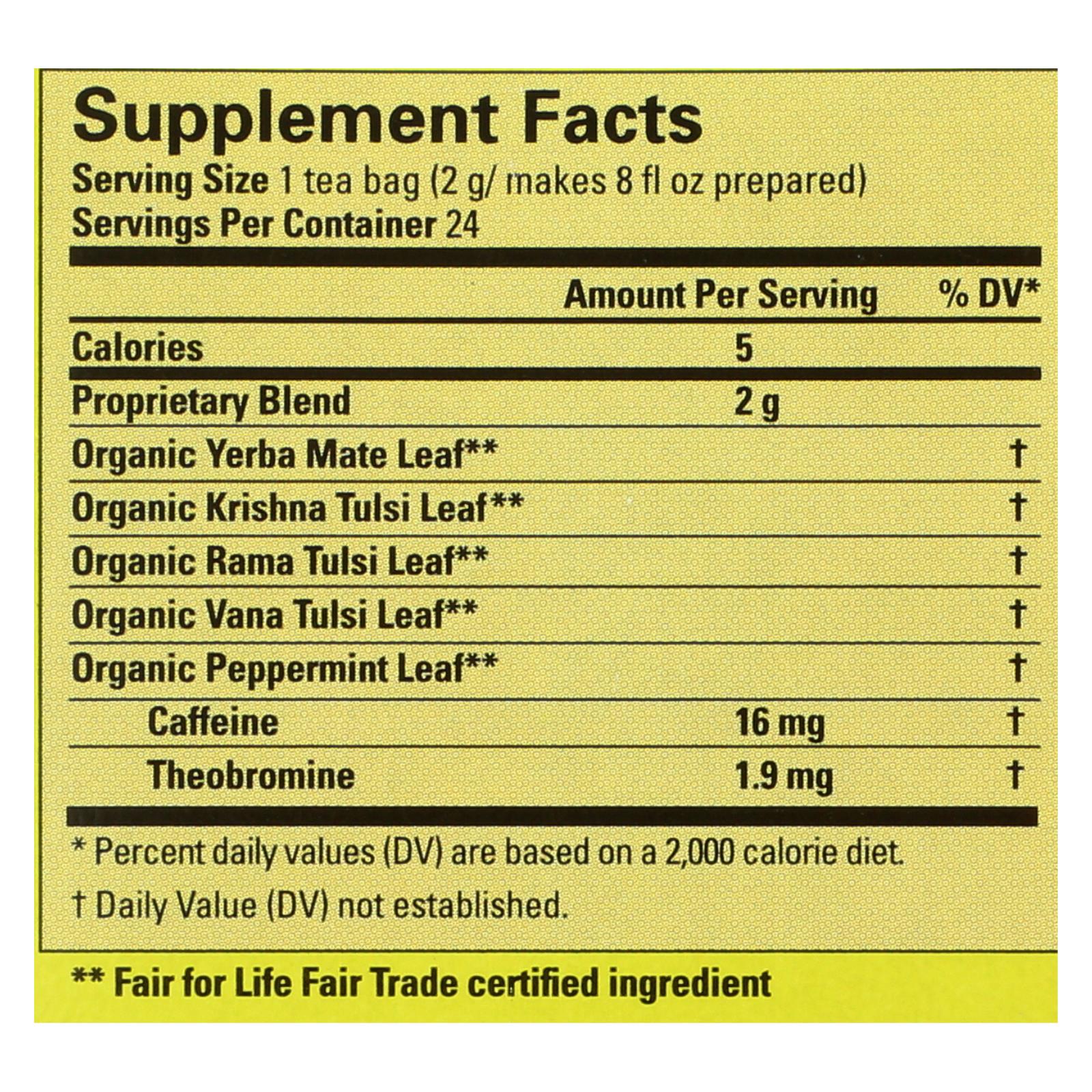 Ecoteas Holy Mate! Tea Bags - Case Of 6 - 24 Bag