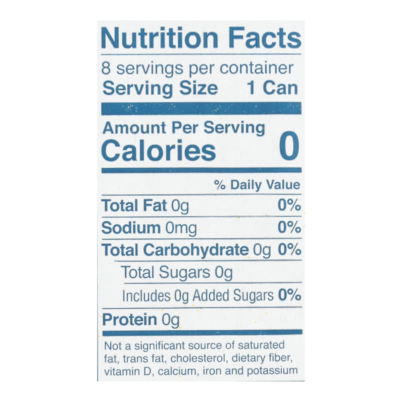 Waterloo Sparkling Water - Case of 2 - 12/12 FZ