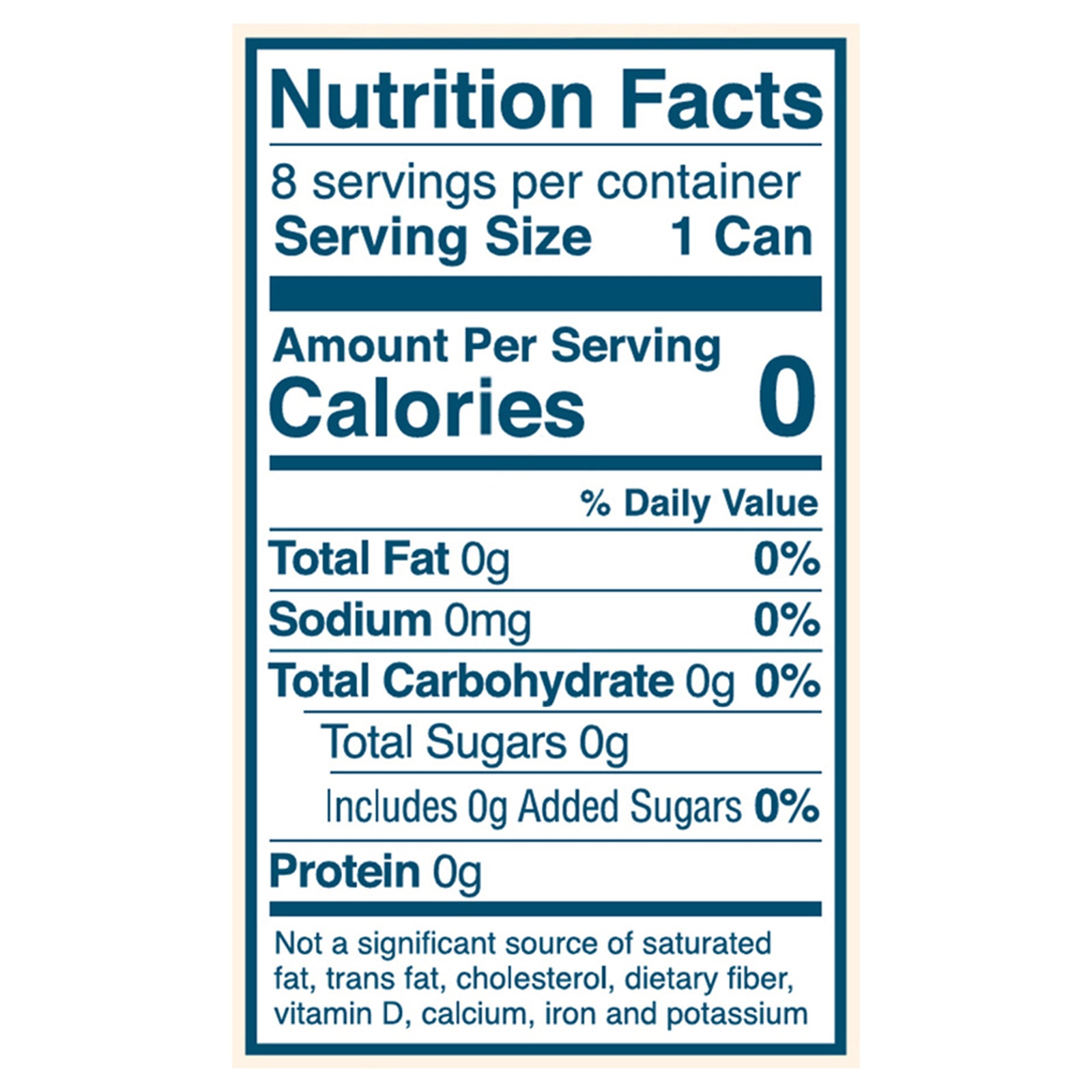 Waterloo - Spk Water Rasp Nectarine - CS of 2-12/12 FZ