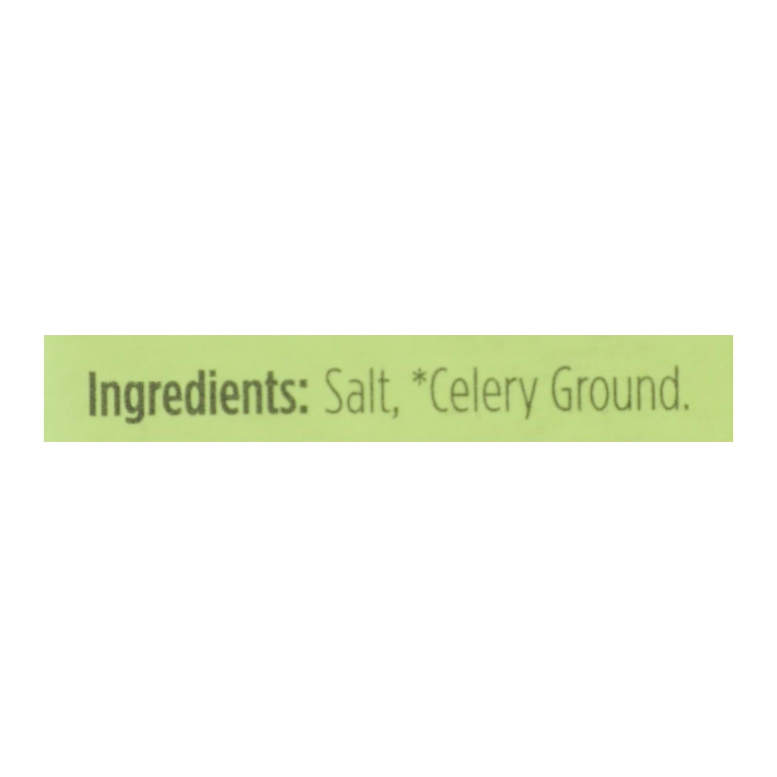 Spicely Organics - Organic Celery Salt - Case of 6 - 0.5 oz.