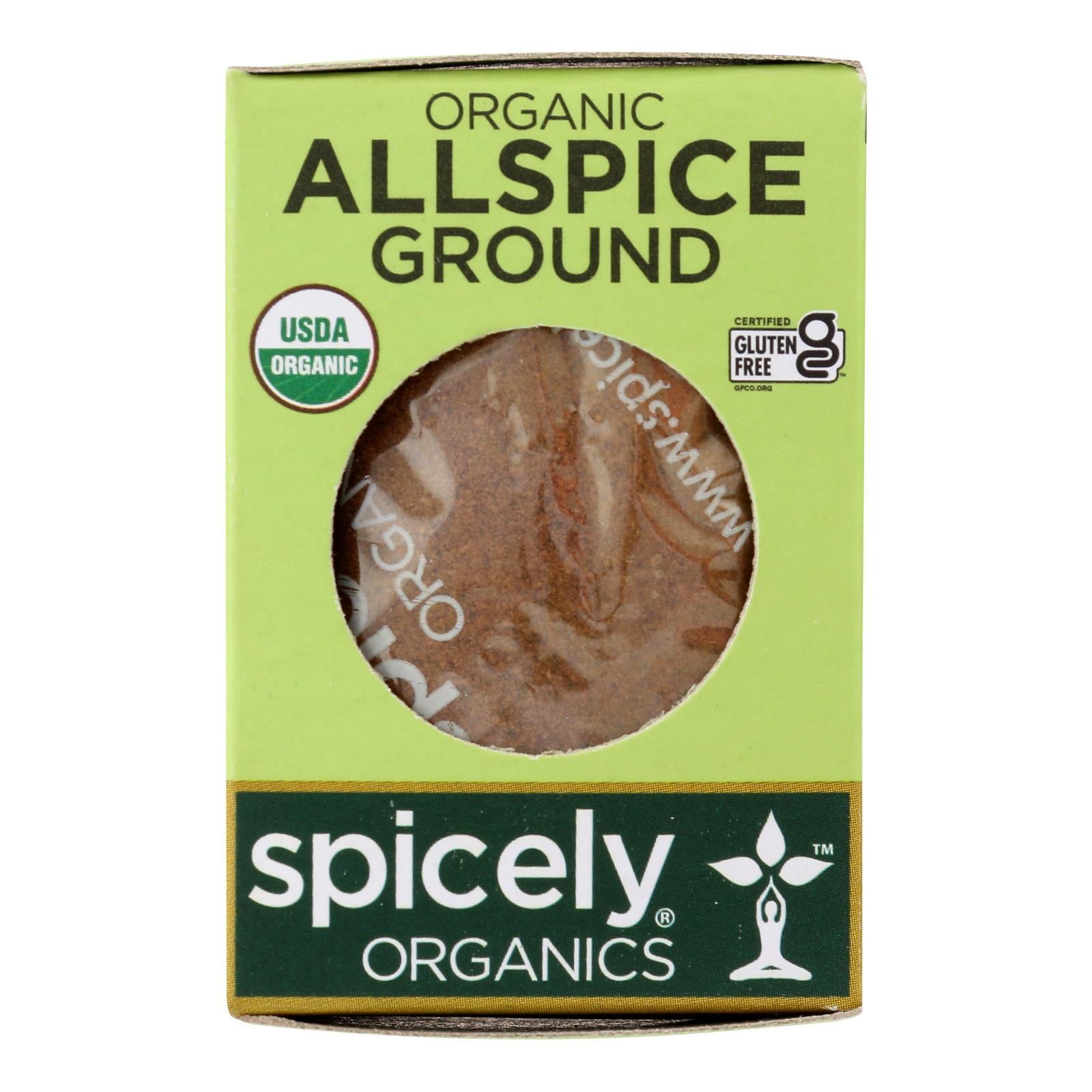 Spicely Organics - Organic Allspice - Ground - Case Of 6 - 0.45 Oz.