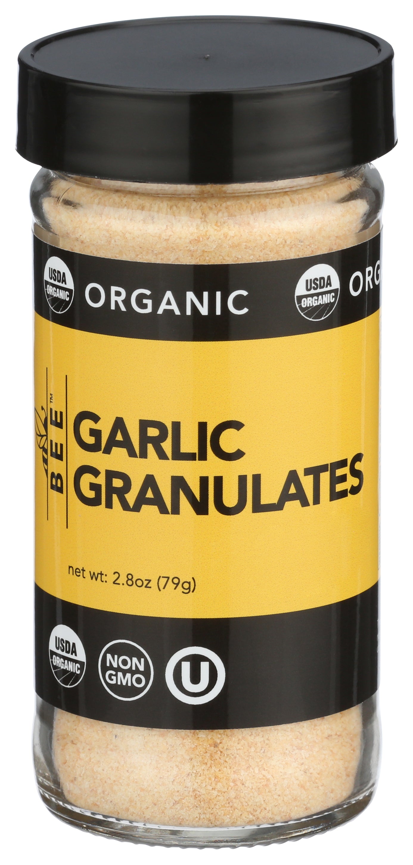Beespices Garlic Granulates Organic - Pack of 6 - 2.8 oz