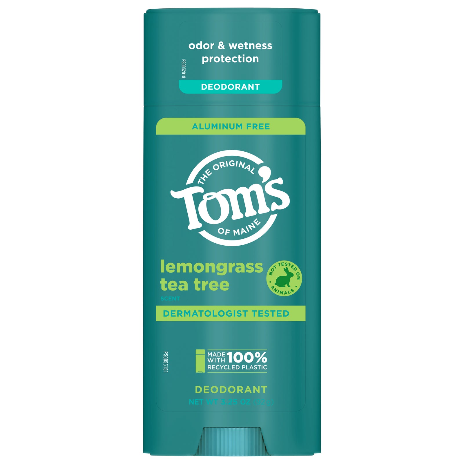Tom's Of Maine - Deod Stick Lmngrs Teatree - EA of 1-3.25 OZ