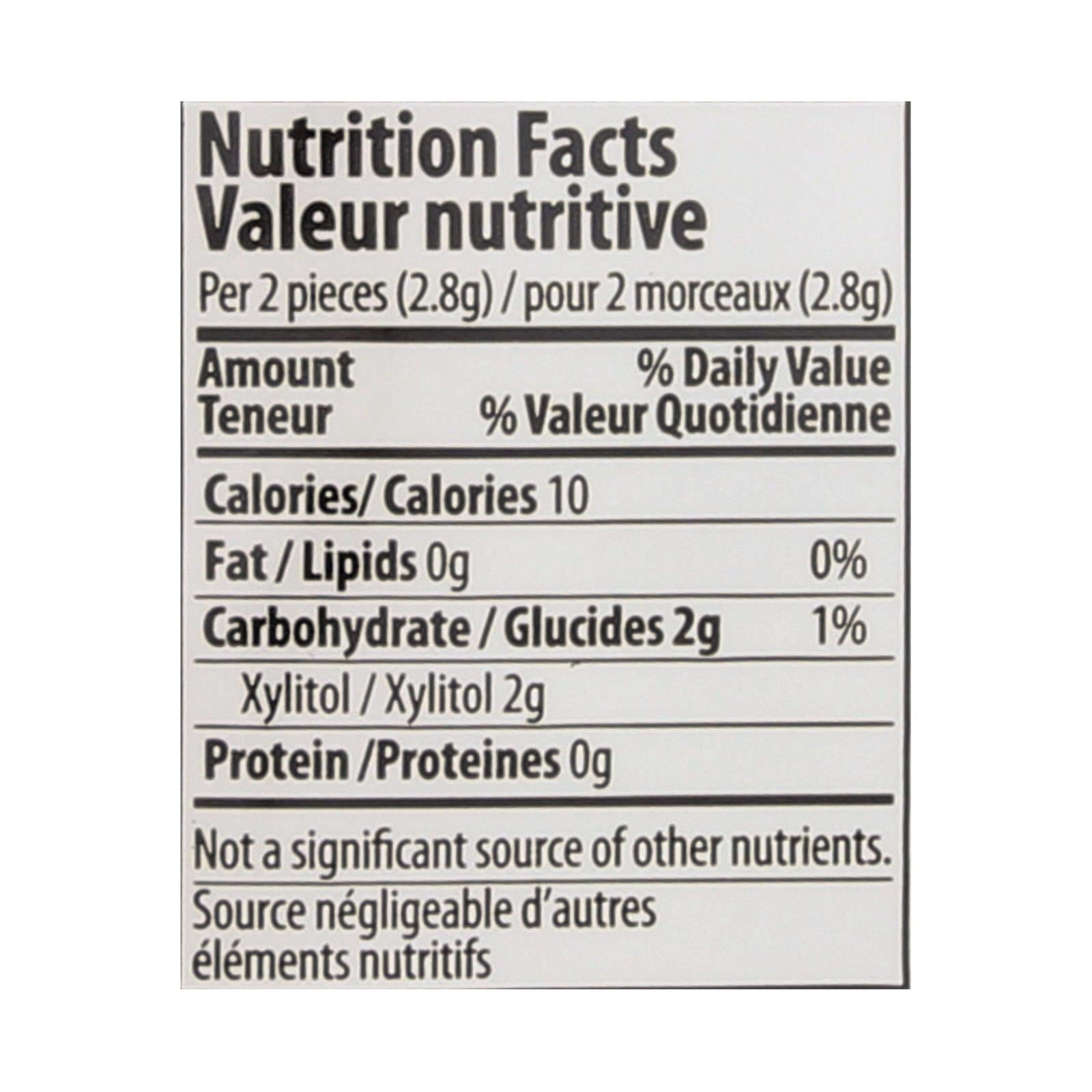 Pur Pomegranate Mint Gum - Case Of 12 - 2.72 Oz