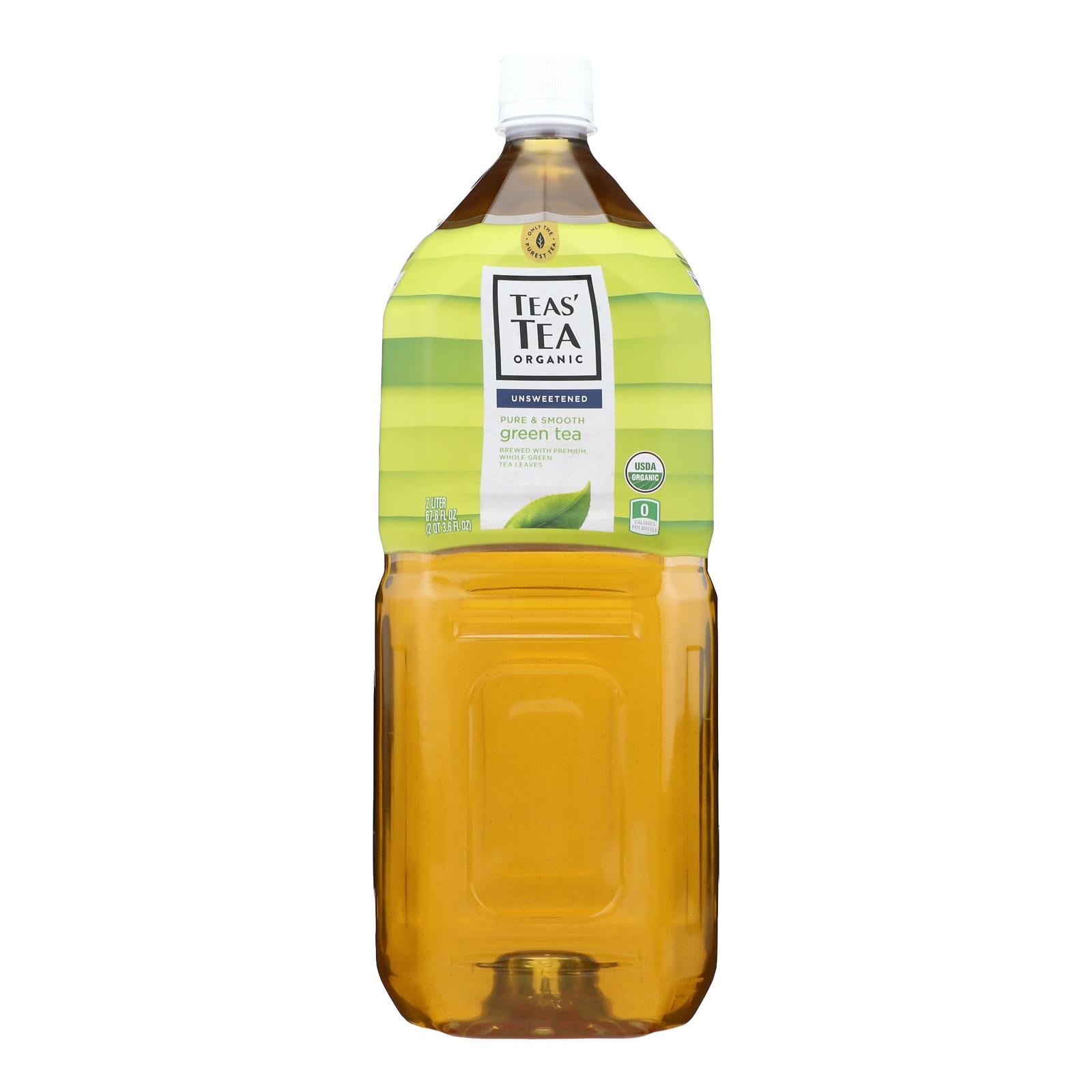 Teas' Tea Unsweetened Pure Green Tea - Case Of 6 - 67.6 Fz