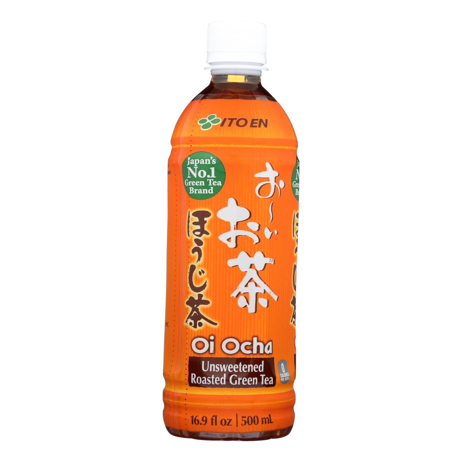 Ito En Oi Ocha Roasted Green Tea - Case of 12 - 16.9 FZ