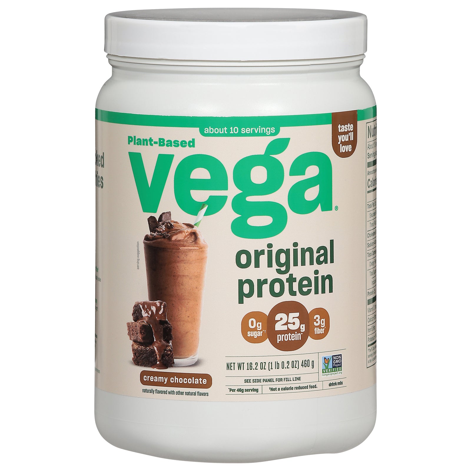 Vega - Protn Mx Creamy Chocolate - EA of 1-16.2 OZ