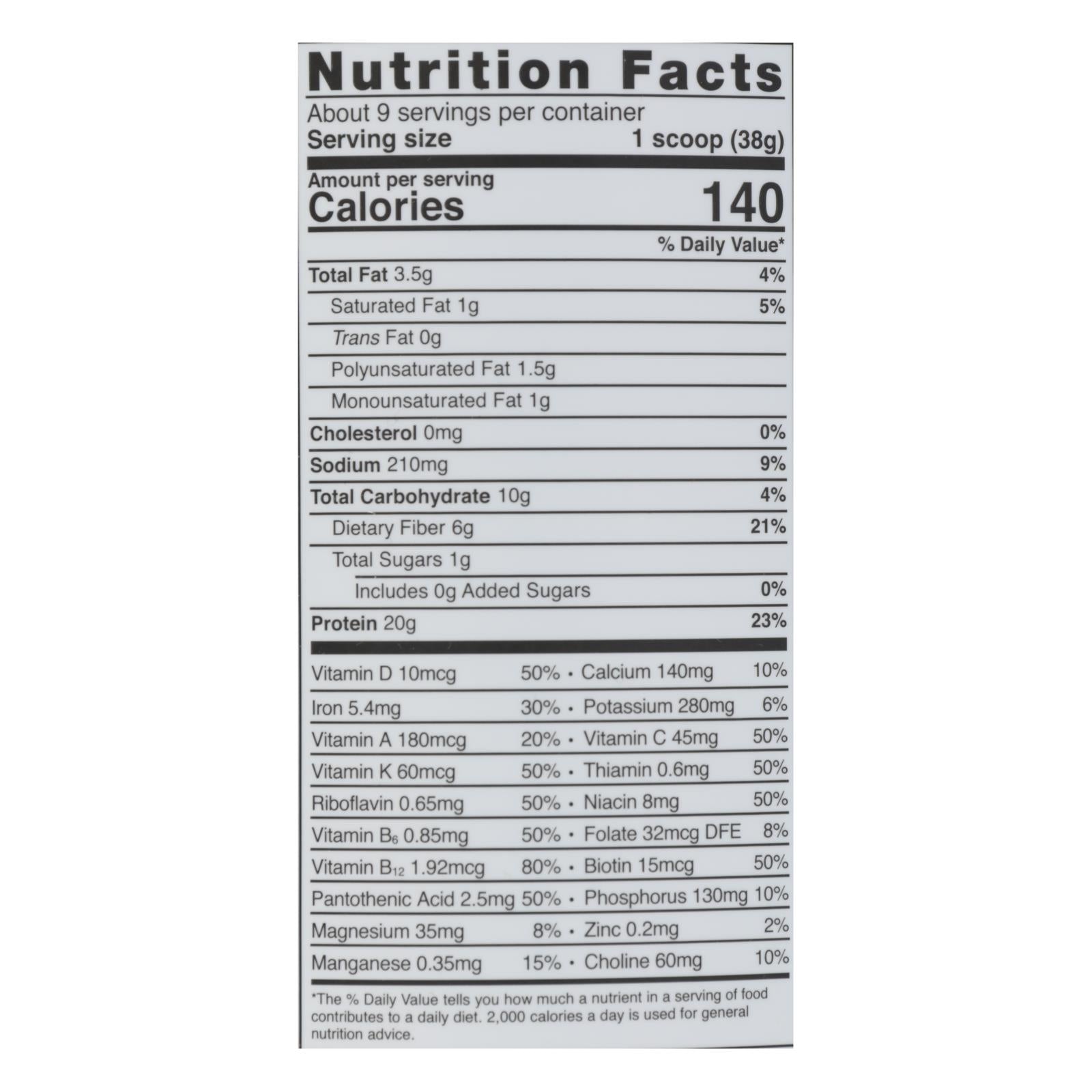 Vega - Shake Mix Organic French Vanilla - 1 Each-12.2 Ounces