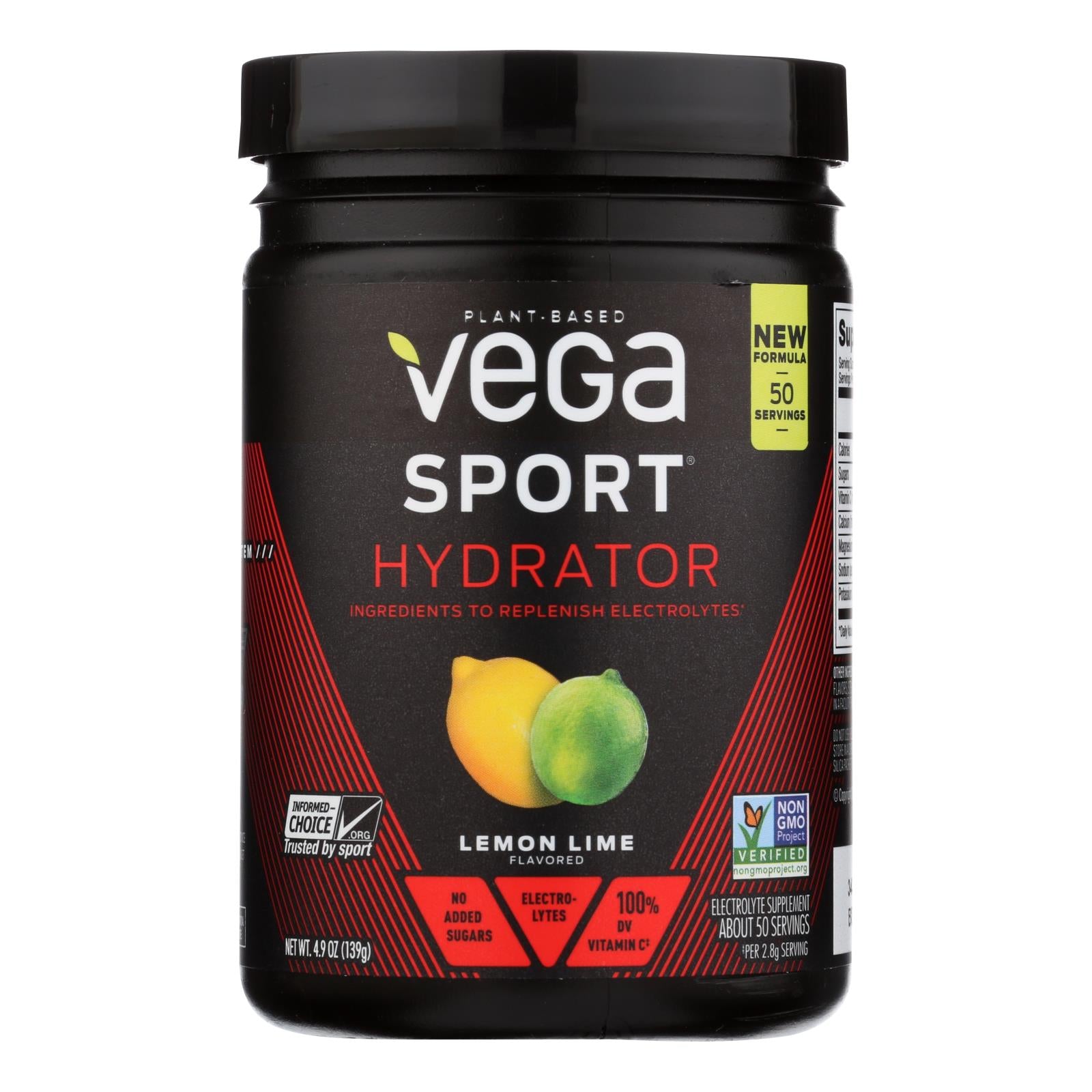 Vega - Sport Hydrator Lemon Lime -4.9 OZ