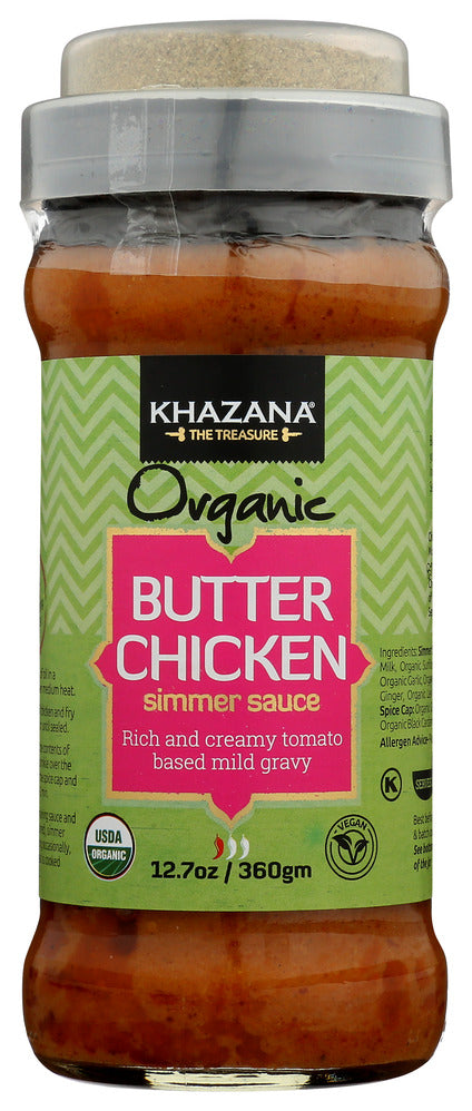Khazana Simmer Sauce Butter Chicken - Case of 6 - 12.7 oz