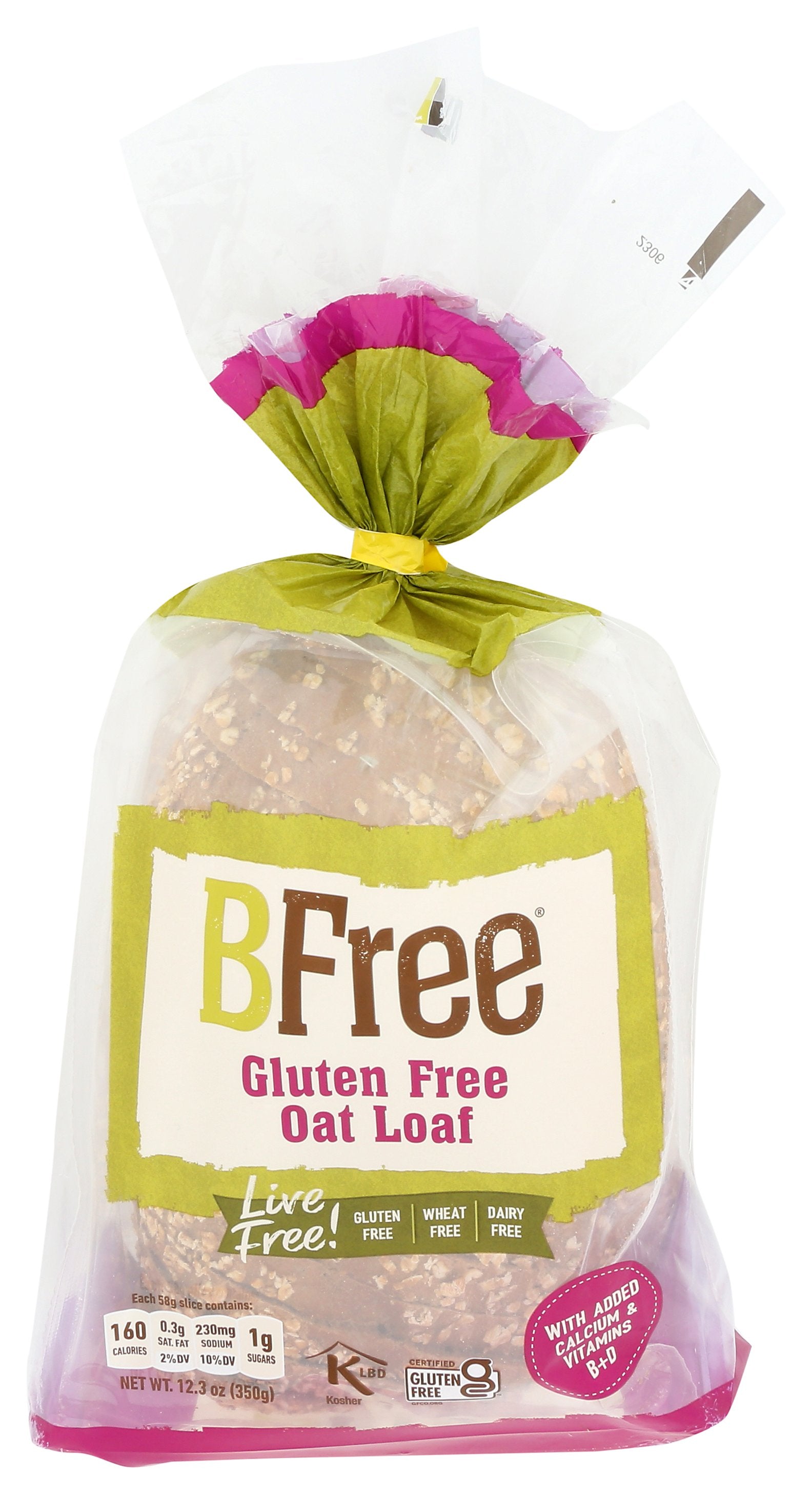 BFREE BREAD OAT LOAF - Case of 6