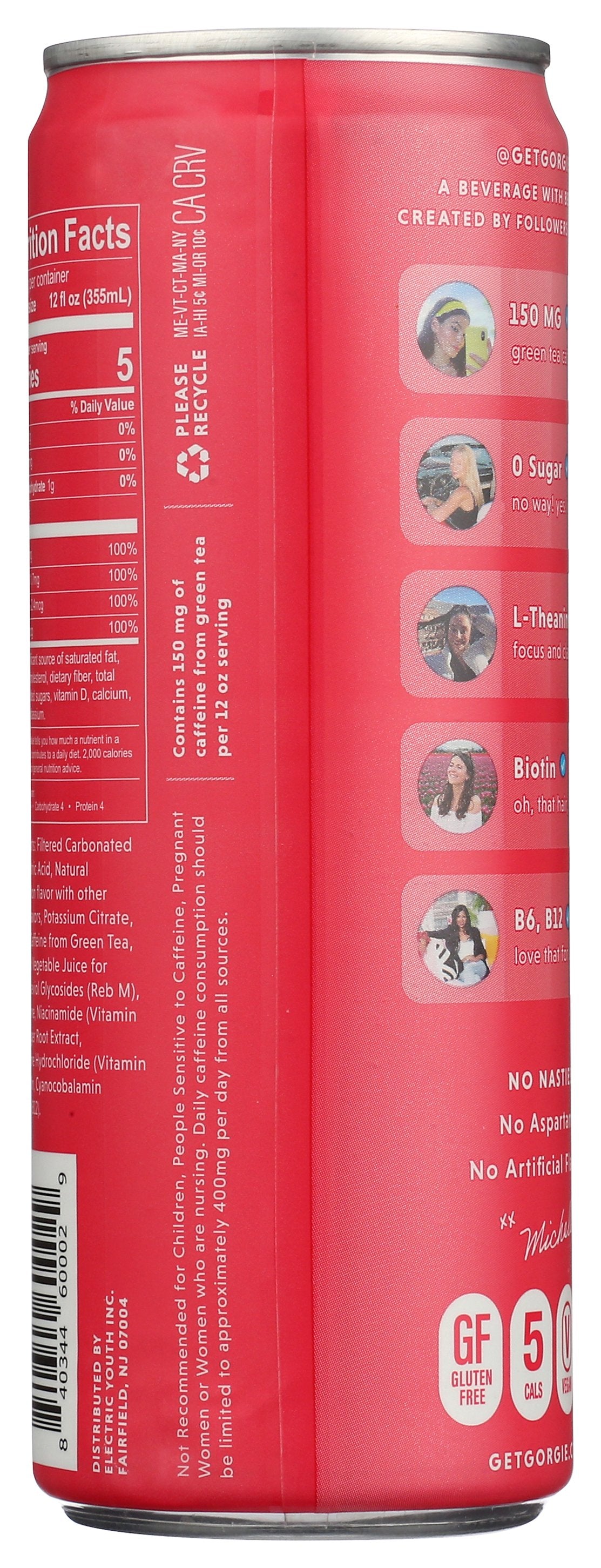 GORGIE BEV ENRGY SPRK WTRMLN CR - Case of 12