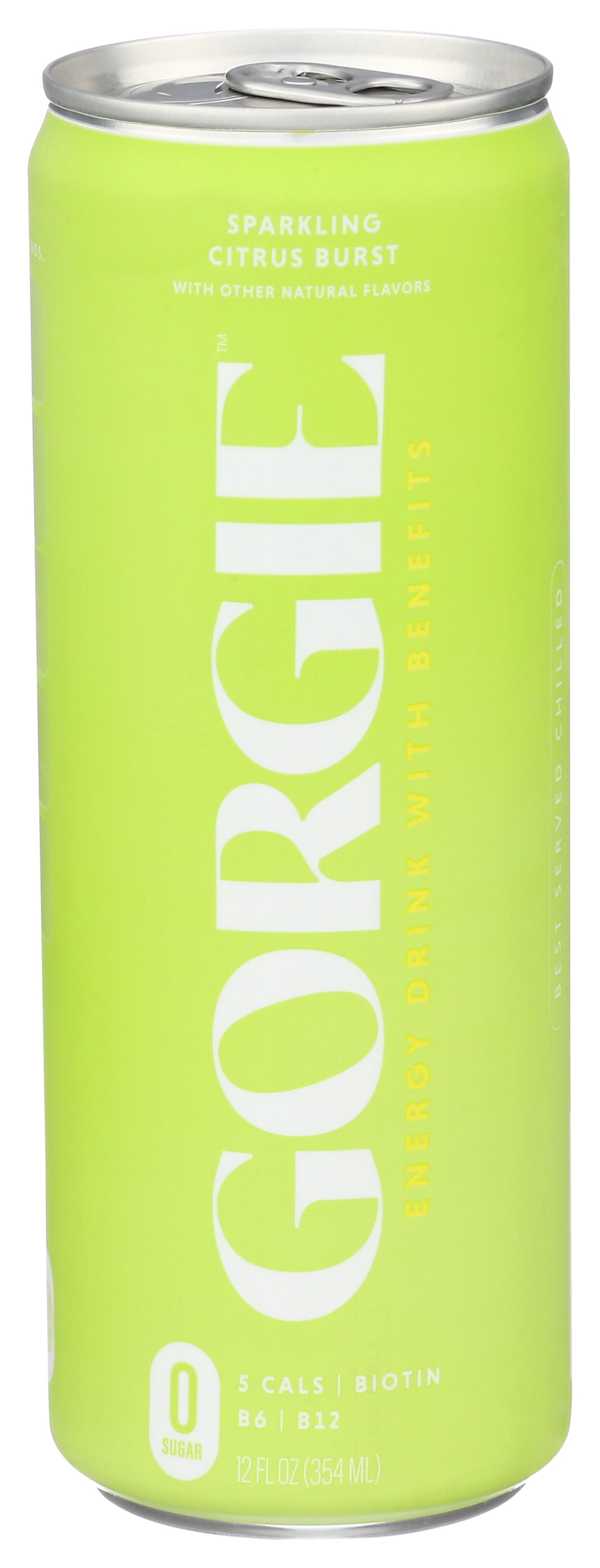Gorgie Energy Drink Sparkling Citrus Burst - Case of 12 - 12 fl oz